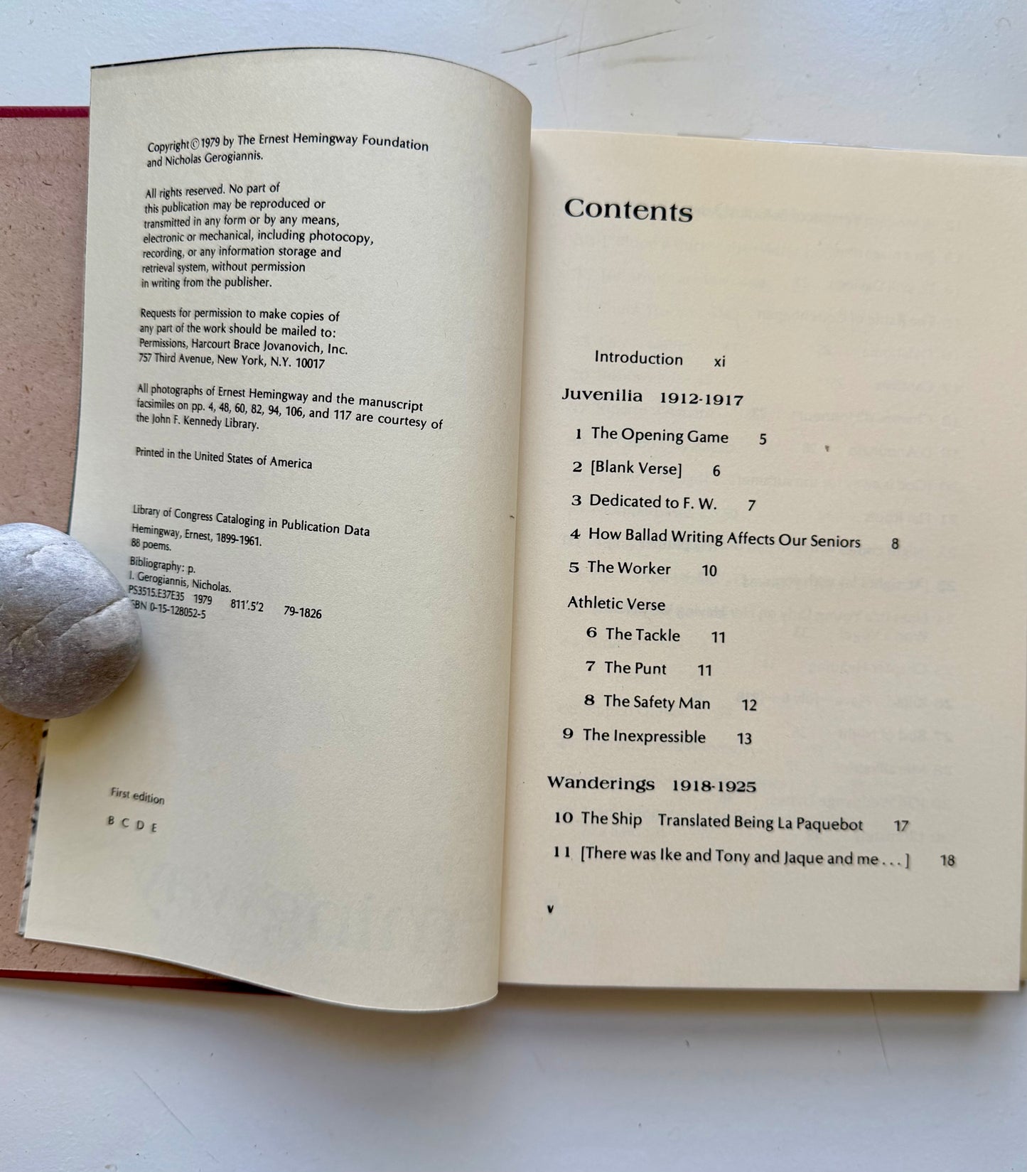 Ernest Hemingway 88 Poems