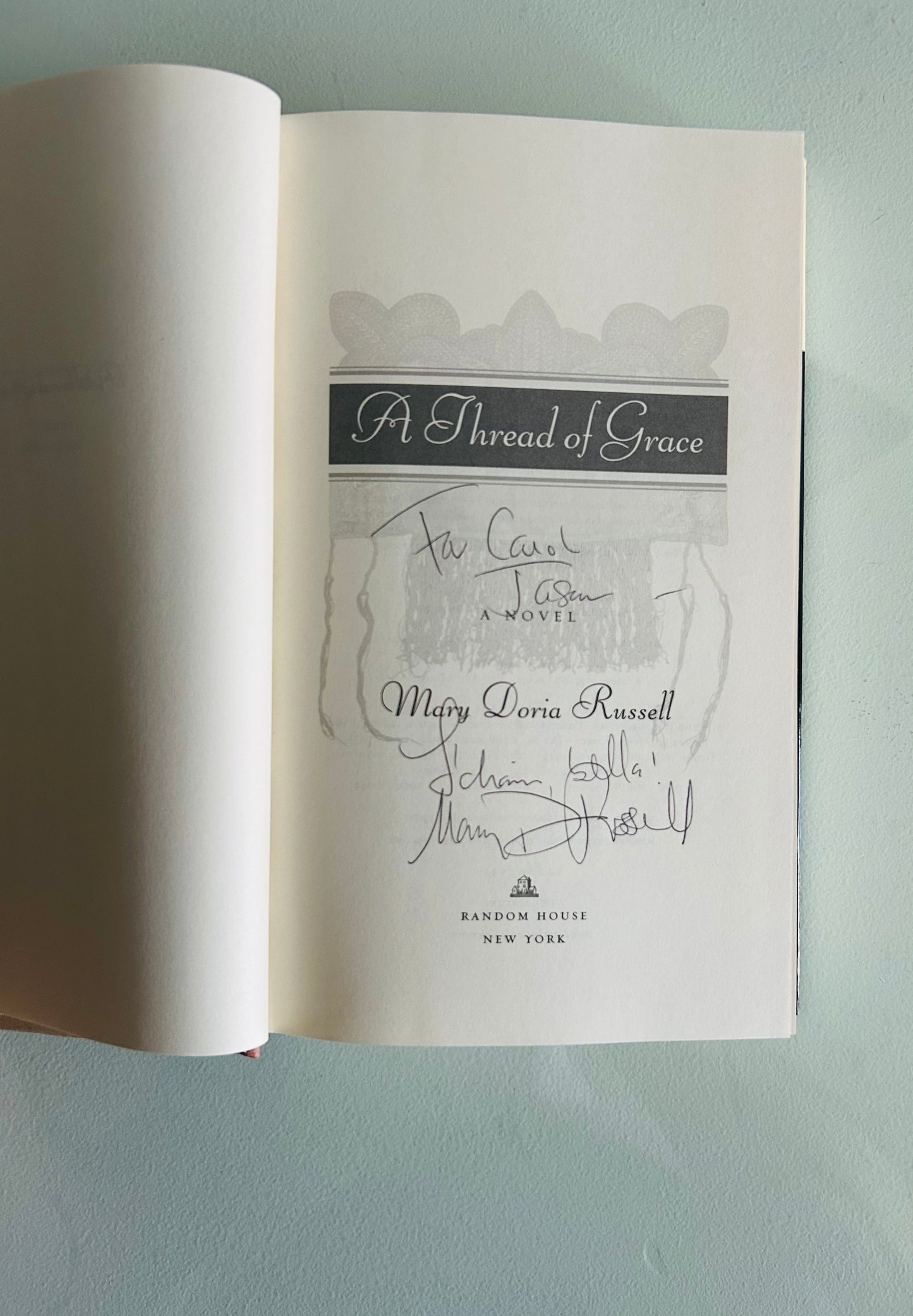 A Thread of Grace (signed copy)