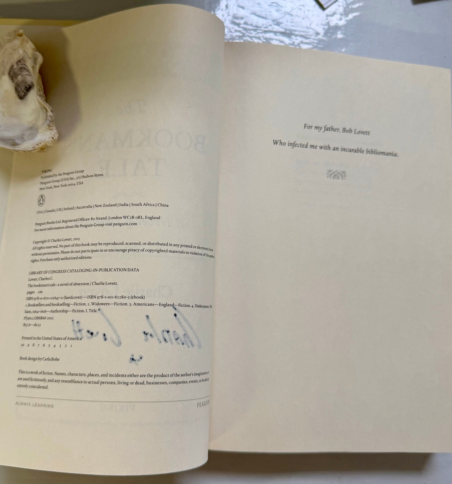 The Bookman’s Tale (signed copy)