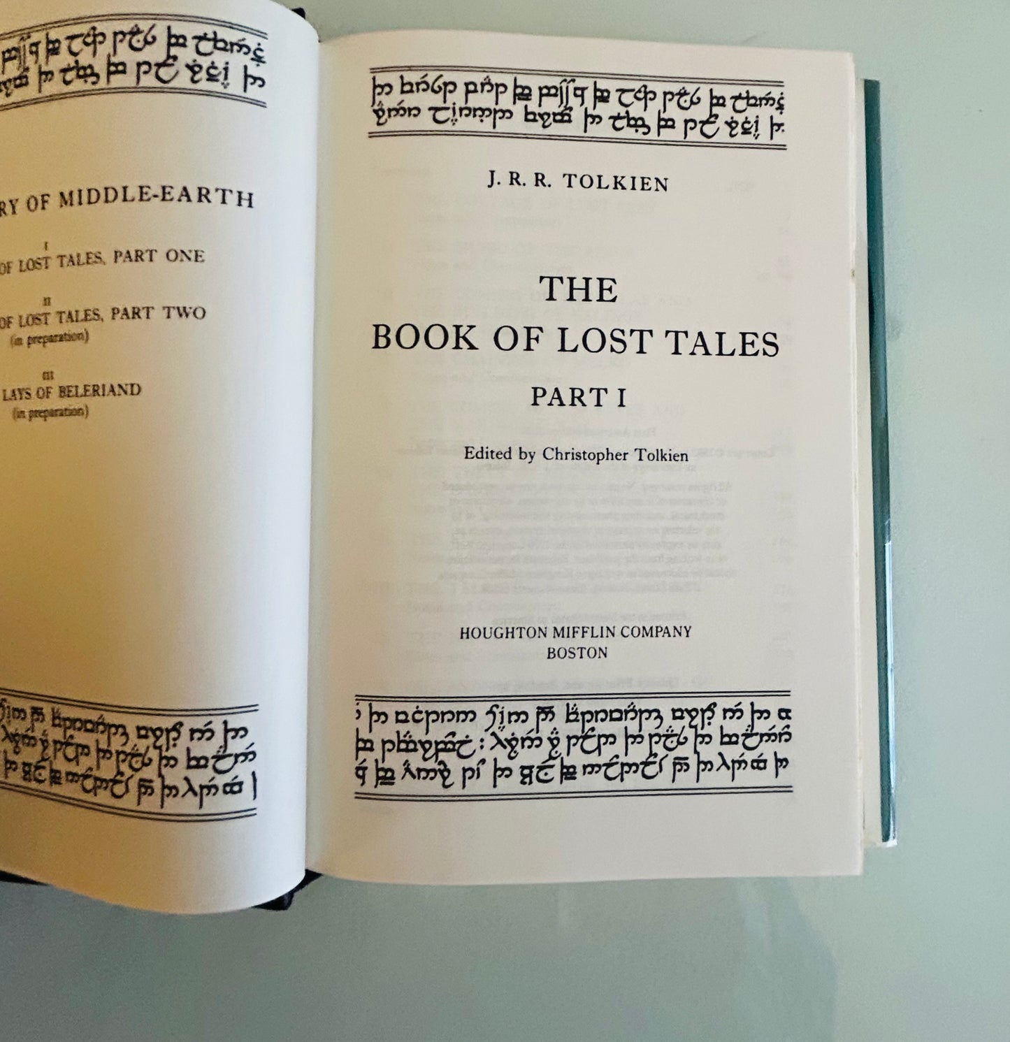 The Book of Lost Tales: Part 1