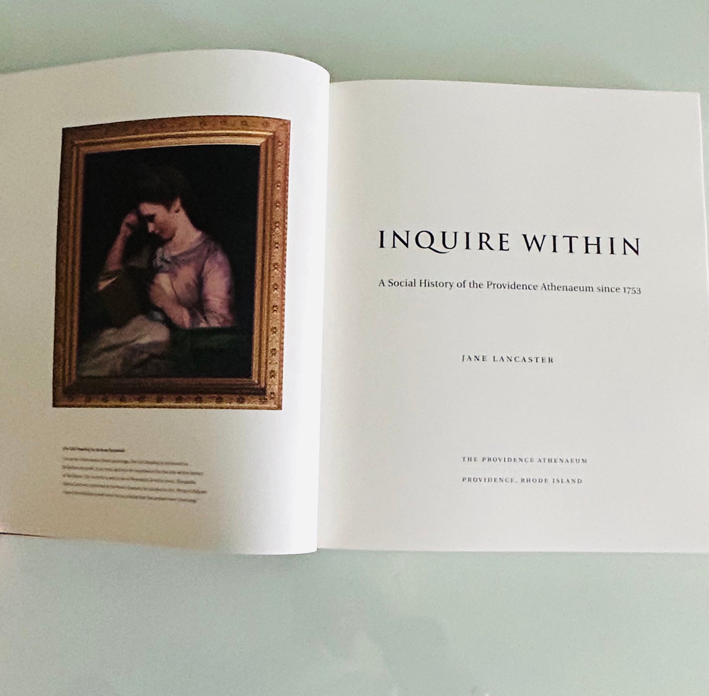 Inquire Within: A Social History of the Providence Athenaeum Since 1753