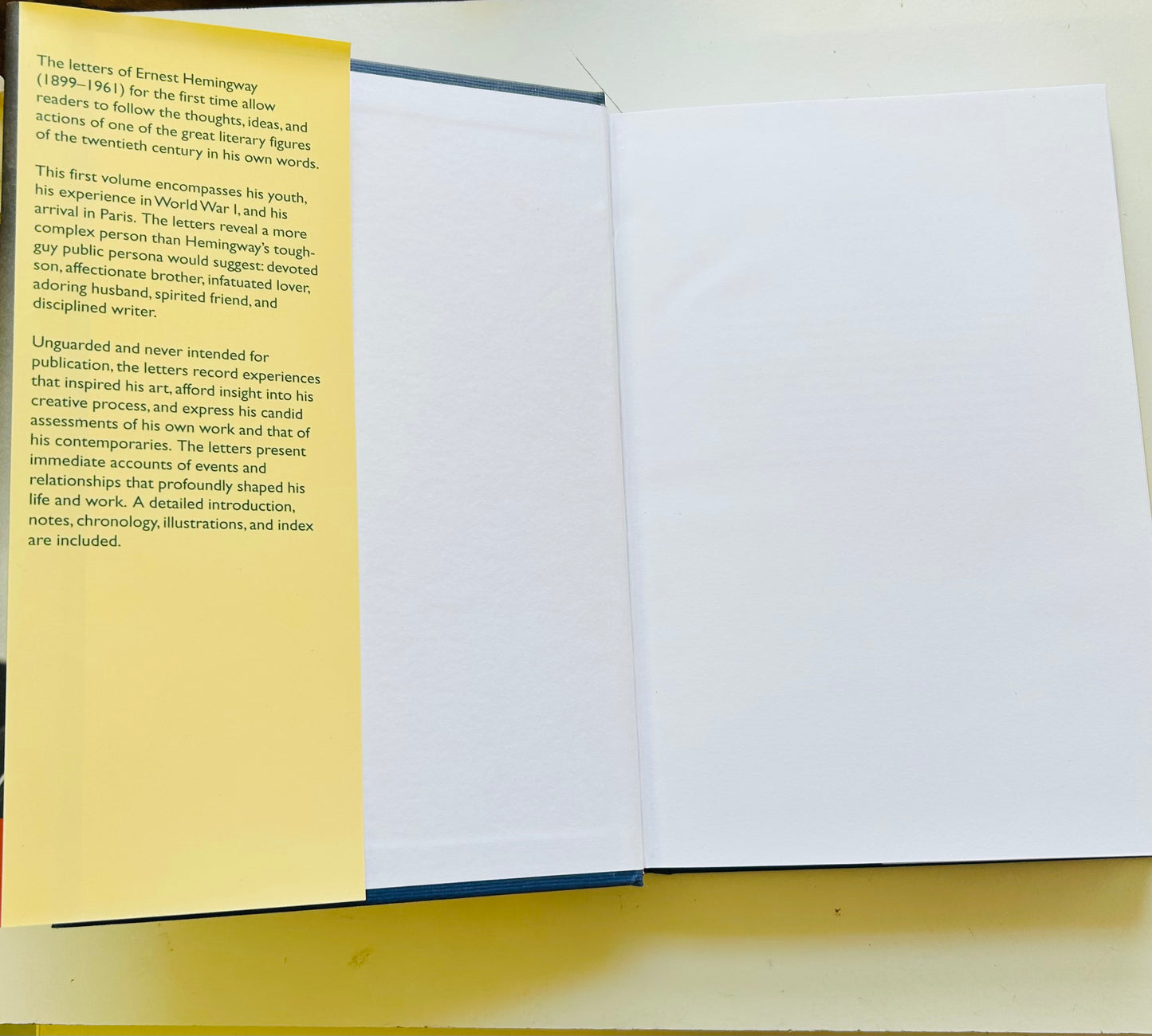 The Letters of Ernest Hemingway: Volume 1 1907-1922