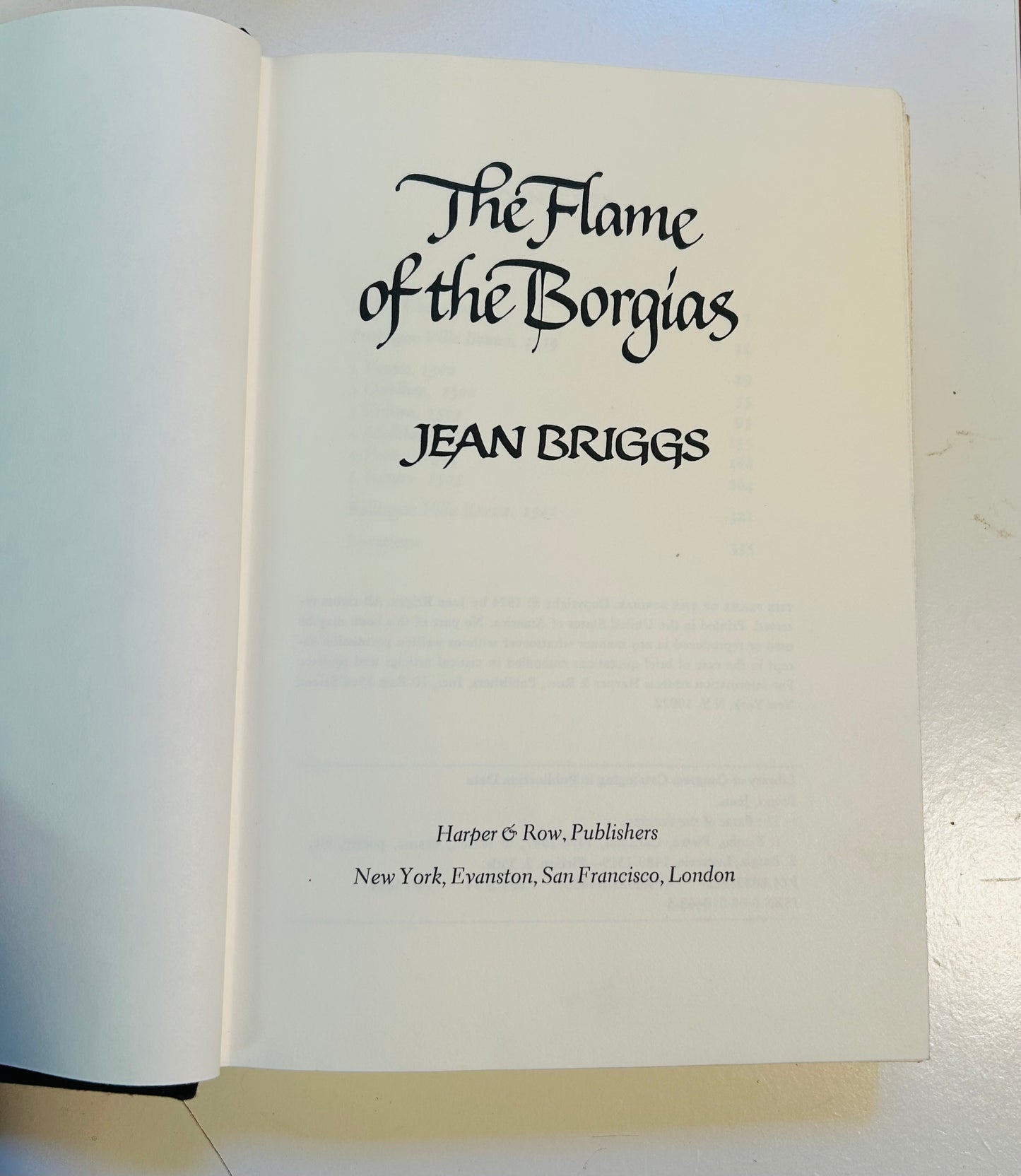 The Flame of the Borgias