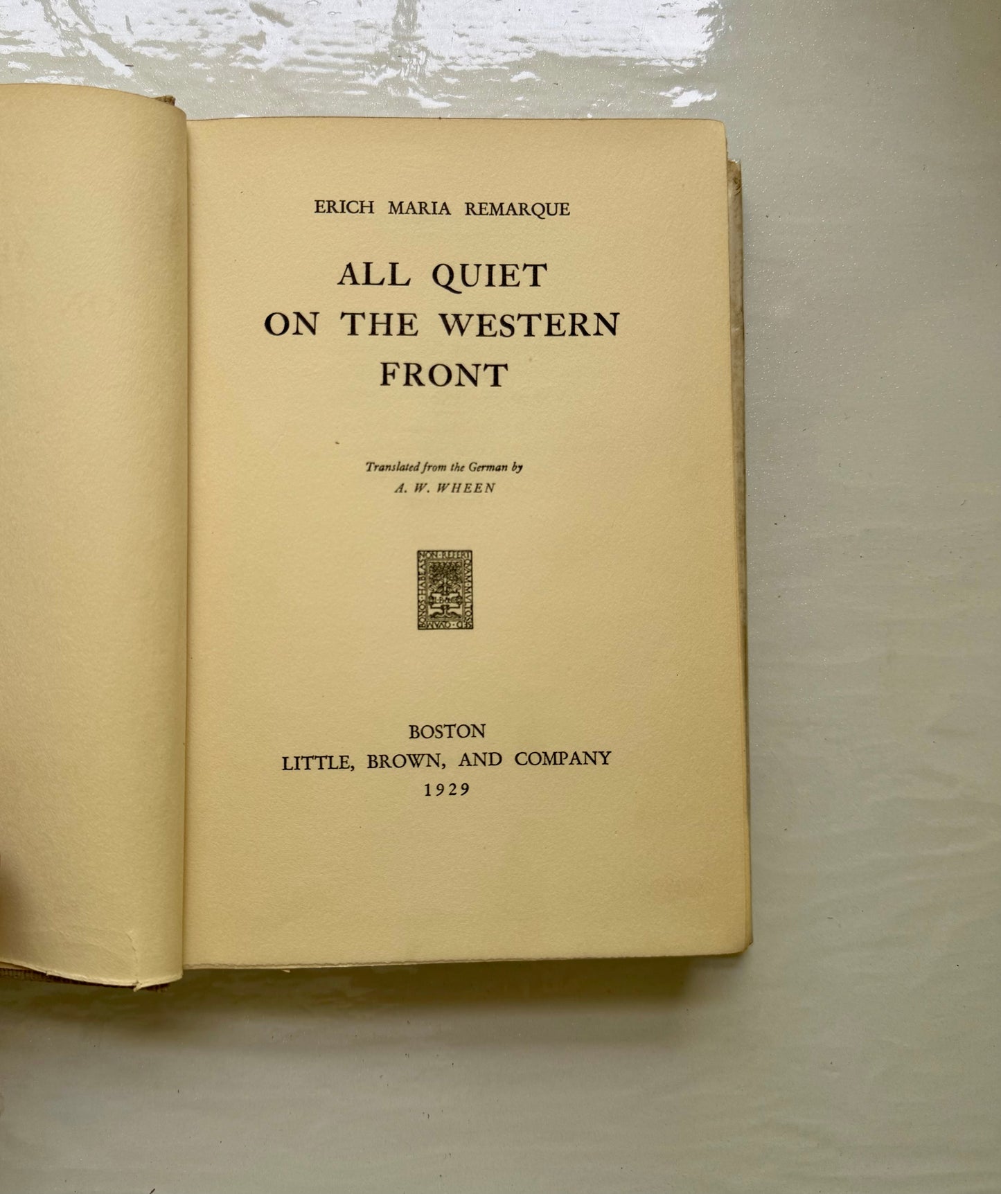 All Quiet on the Western Front