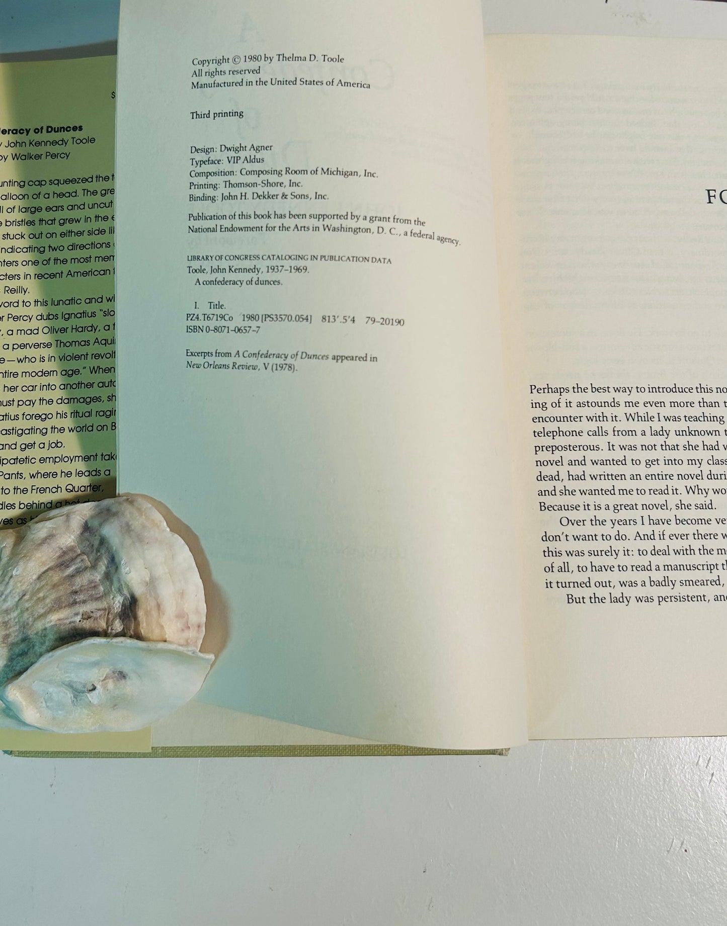 A Confederacy of Dunces