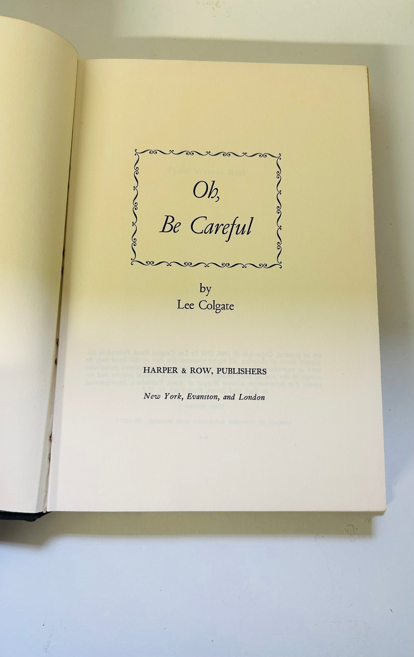 Oh, Be Careful