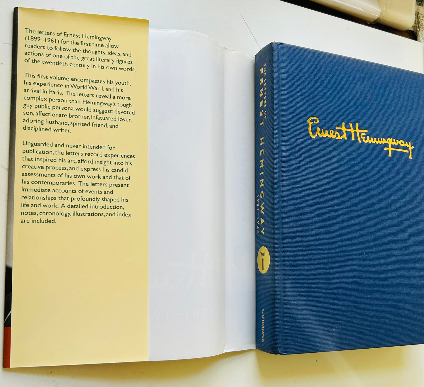 The Letters of Ernest Hemingway: Volume 1 1907-1922