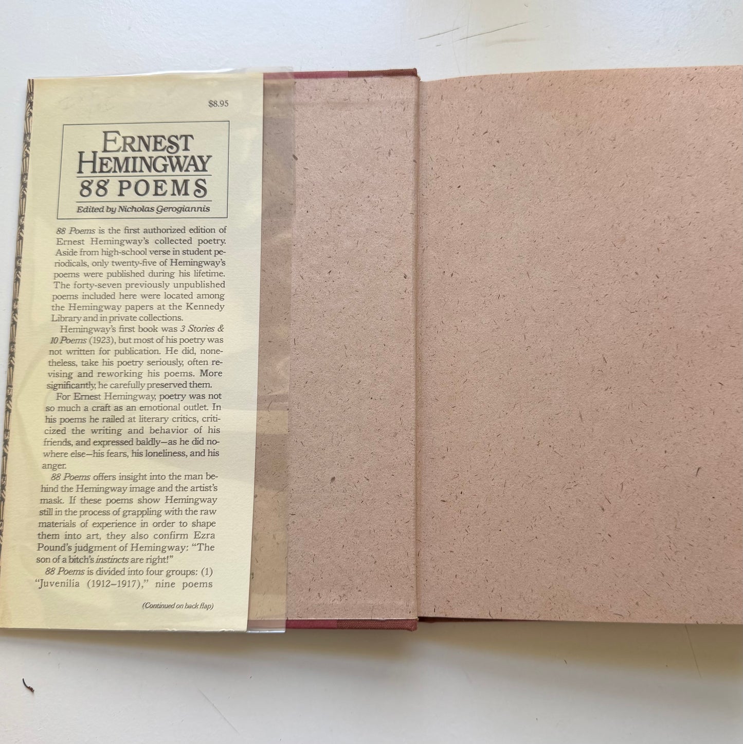 Ernest Hemingway 88 Poems