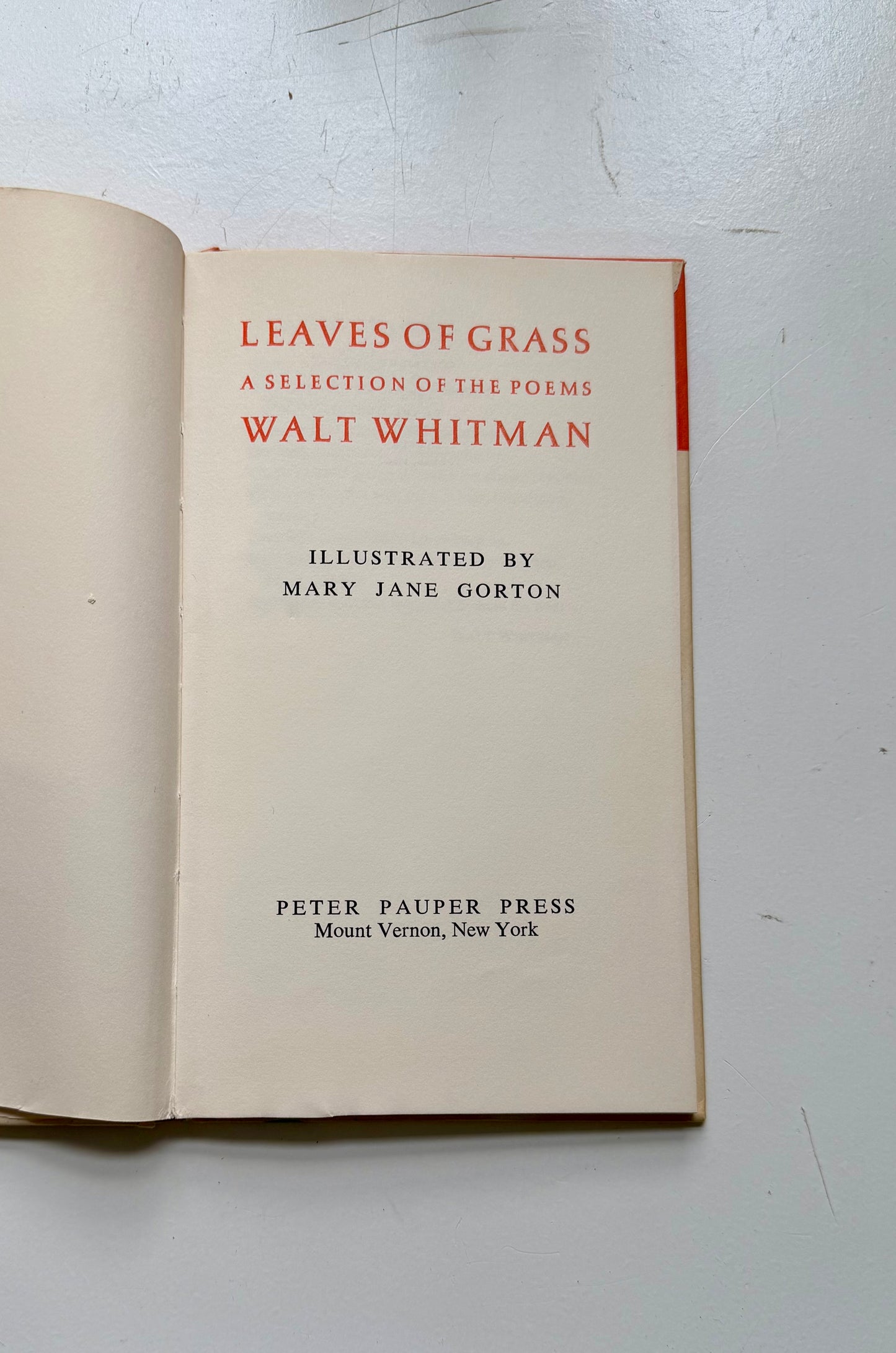 Leaves of Grass: A Selection of the Poems