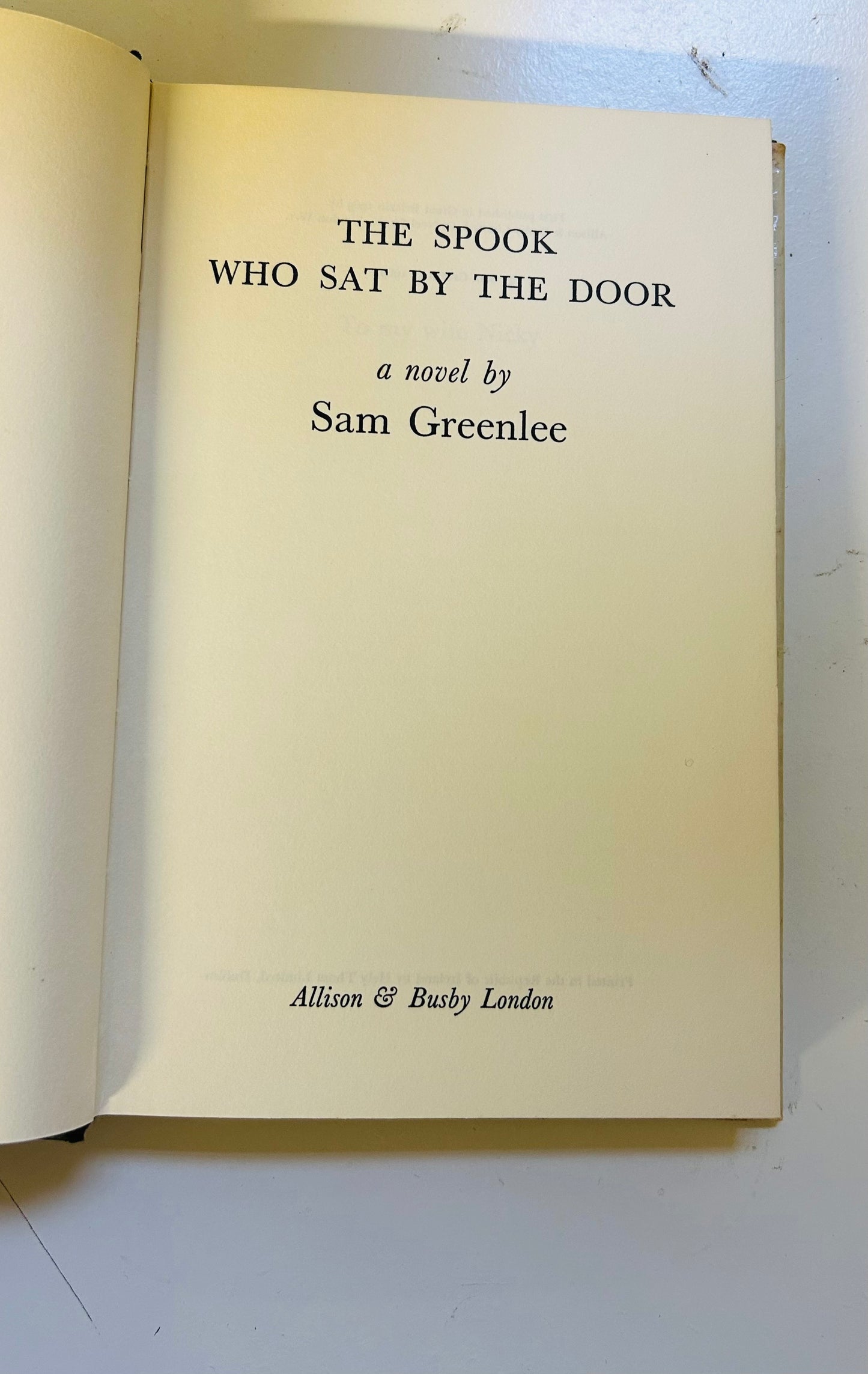 The Spook Who Sat by the Door