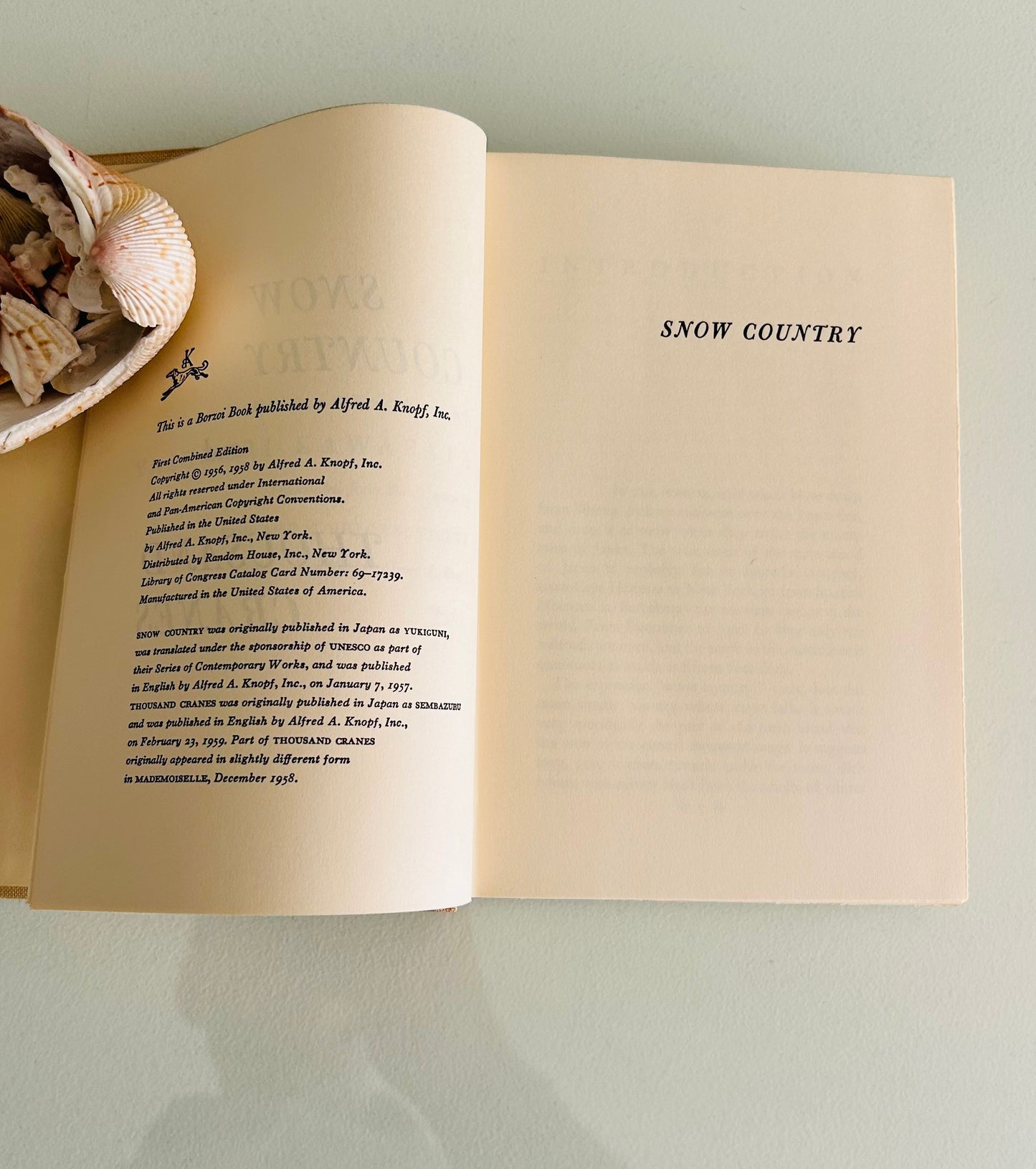 Snow Country and Thousand Cranes