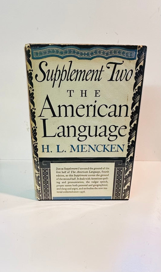 The American Language, Supplement Two (signed copy)