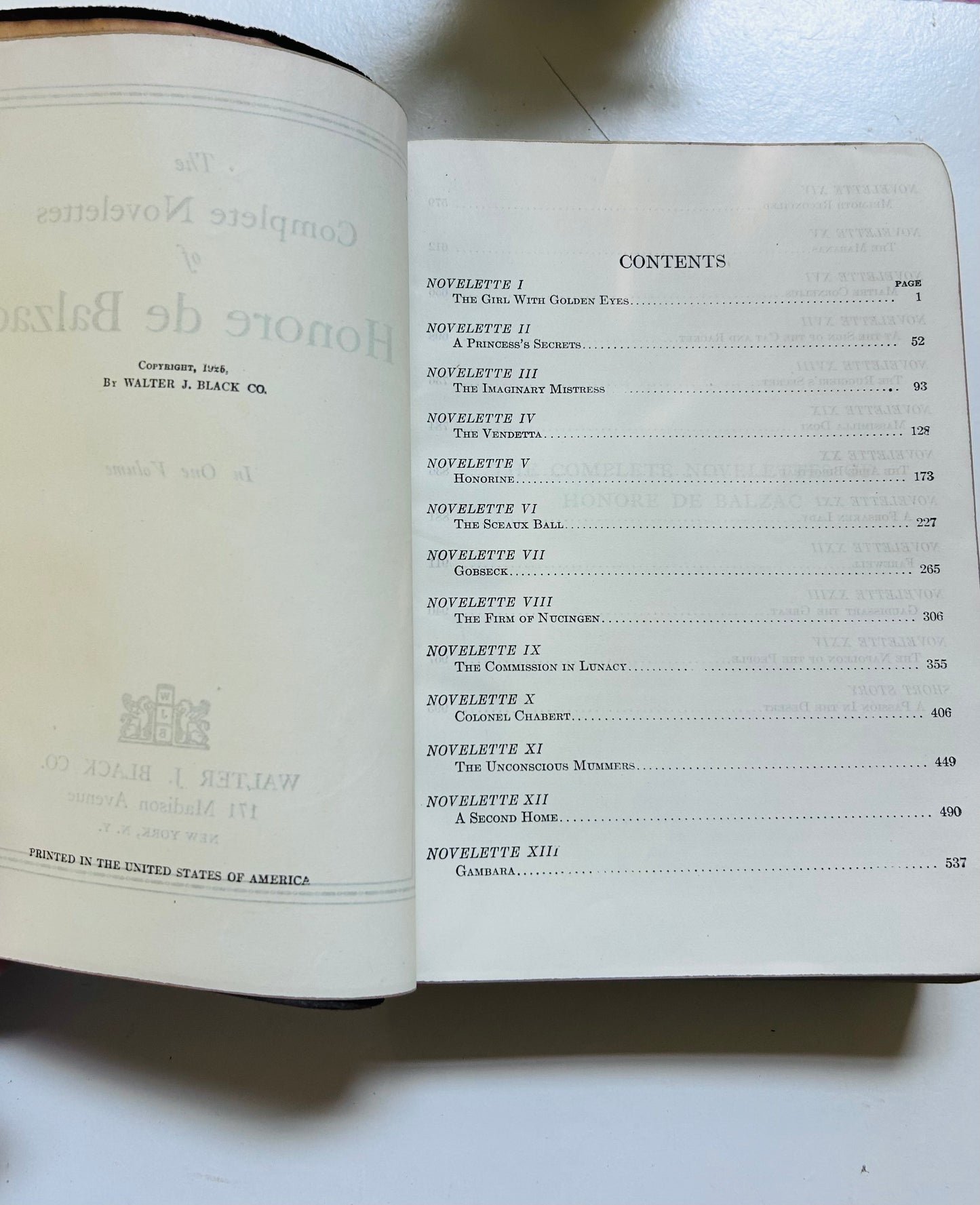The Complete Novelettes of Honore de Balzac
