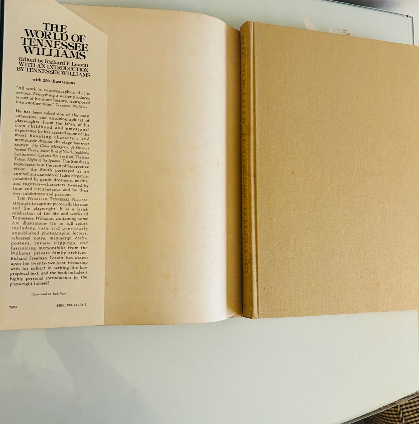 The World of Tennessee Williams (signed by both authors)