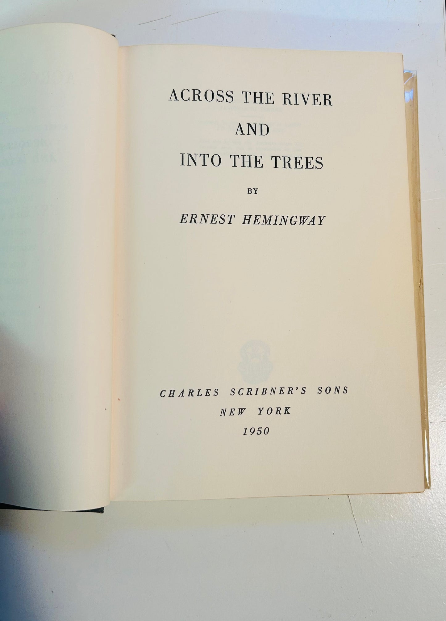 Across the River and into the Trees