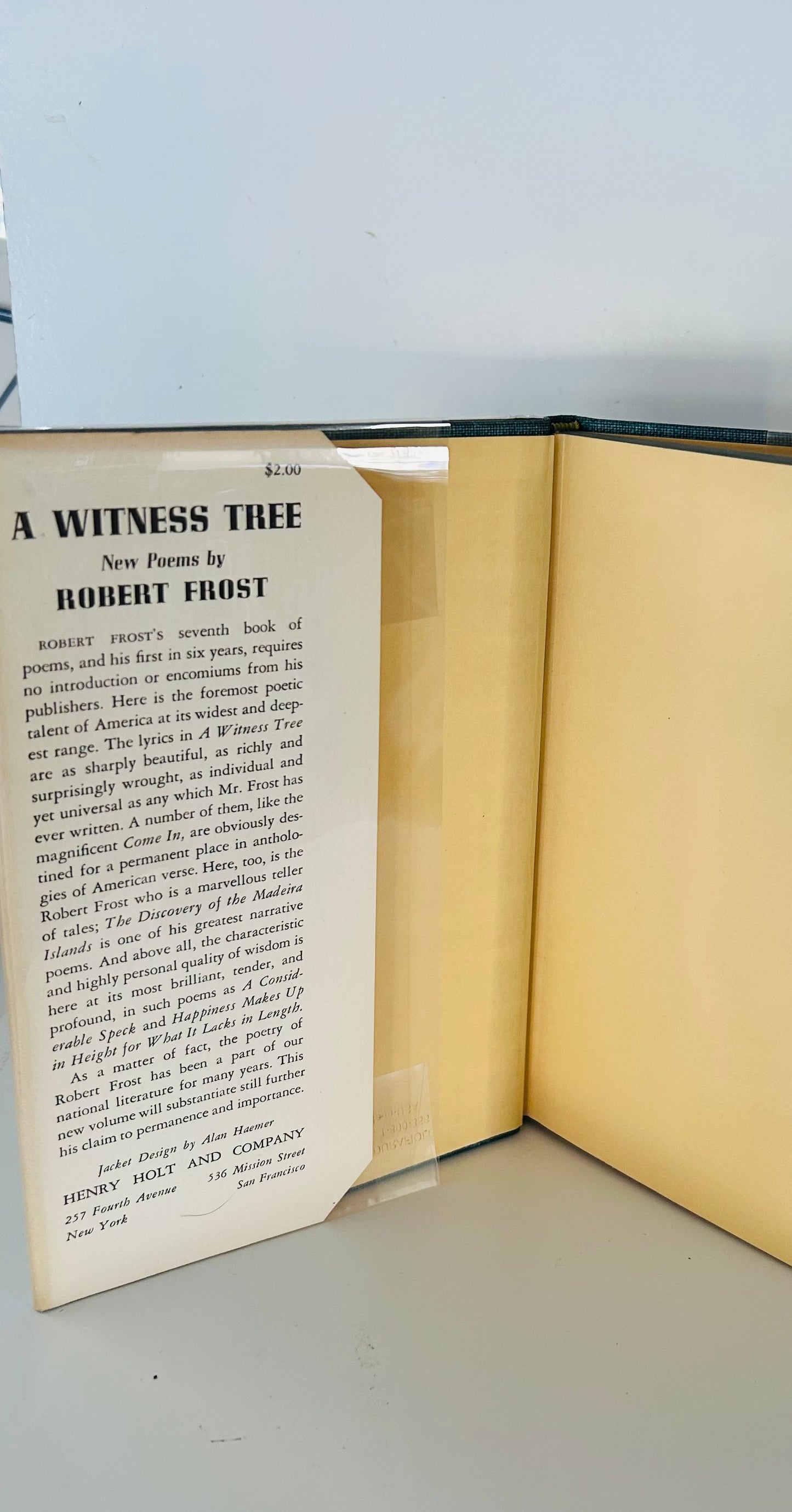 A Witness Tree: New Poems