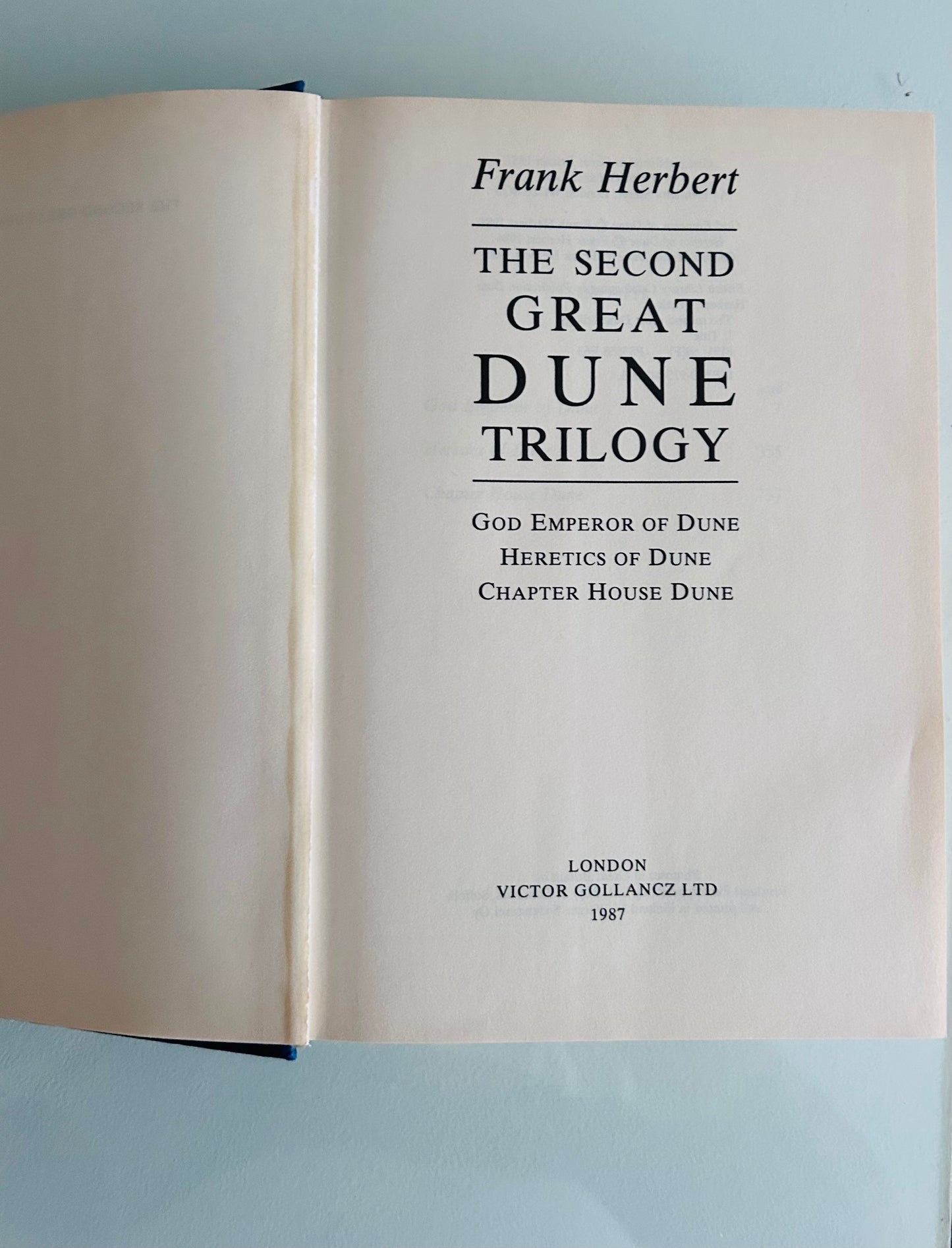 The Second Great Dune Trilogy