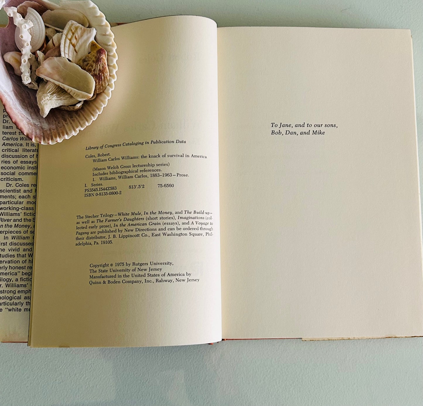 William Carlos Williams: The Knack of Survival in America