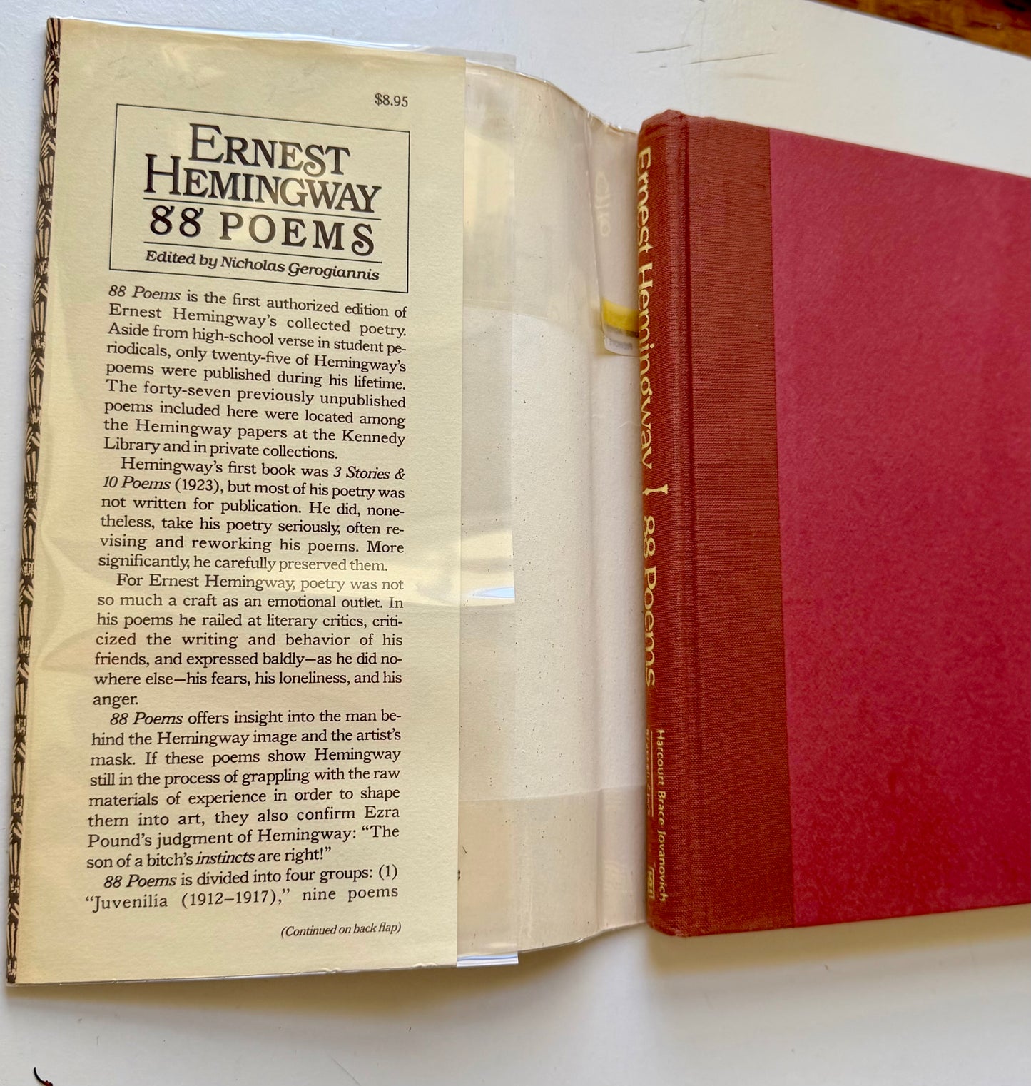 Ernest Hemingway 88 Poems