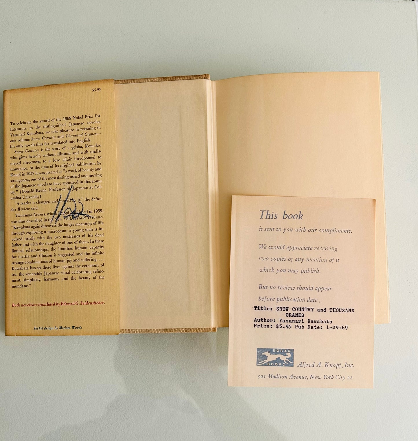 Snow Country and Thousand Cranes