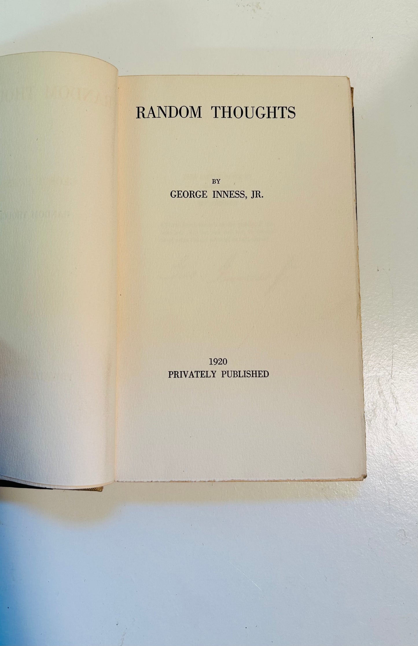 Random Thoughts (signed copy)