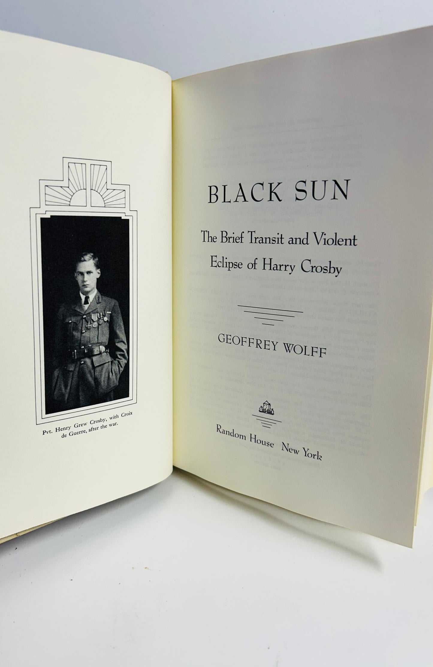 Black Sun: The Brief Transit and Violet Eclipse  of Harry Crosby