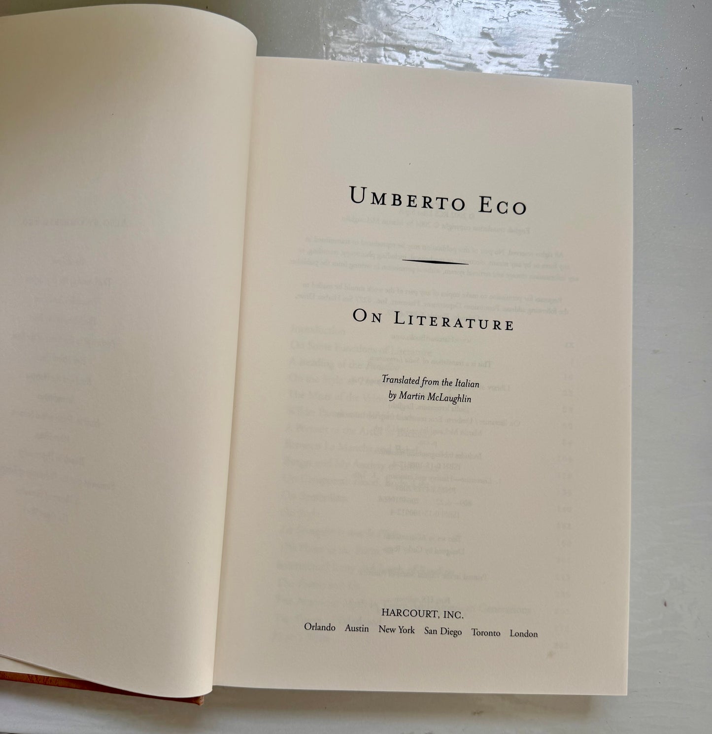 Umberto Eco on Literature