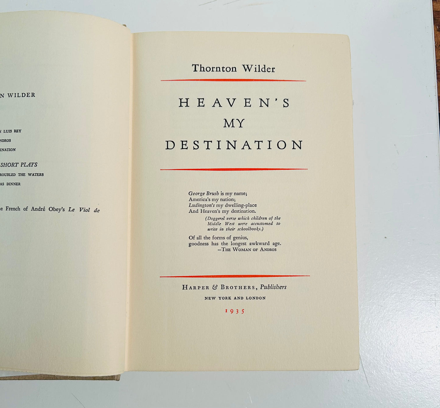 Heaven’s My Destination