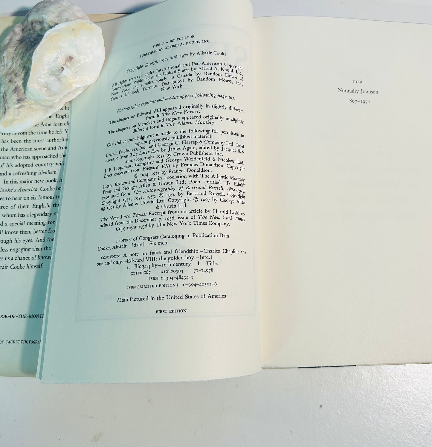 Six Men (signed copy)