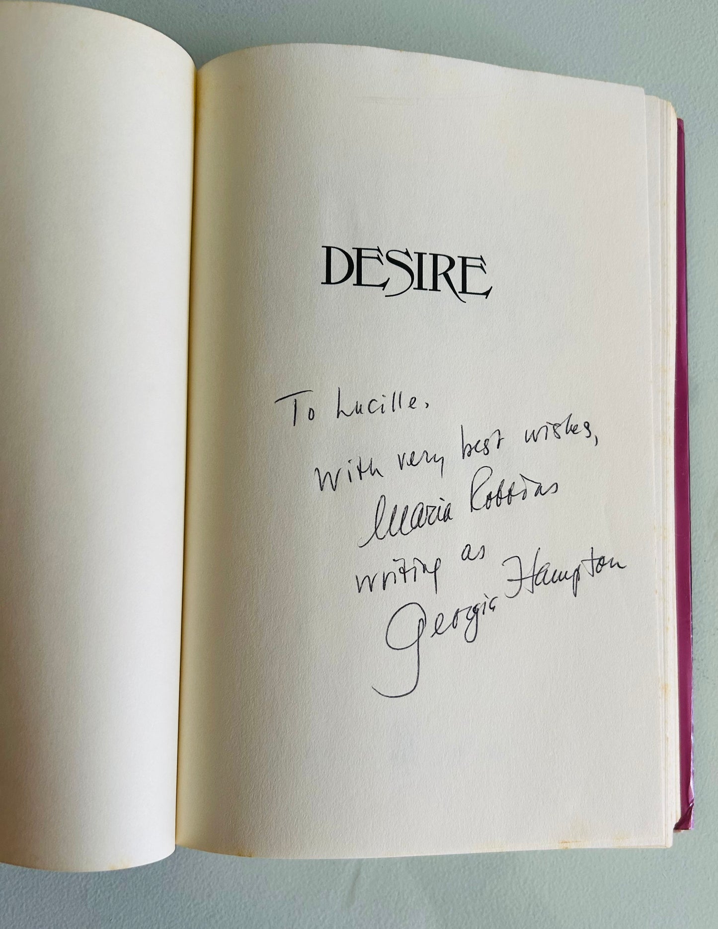 Desire (signed by author)