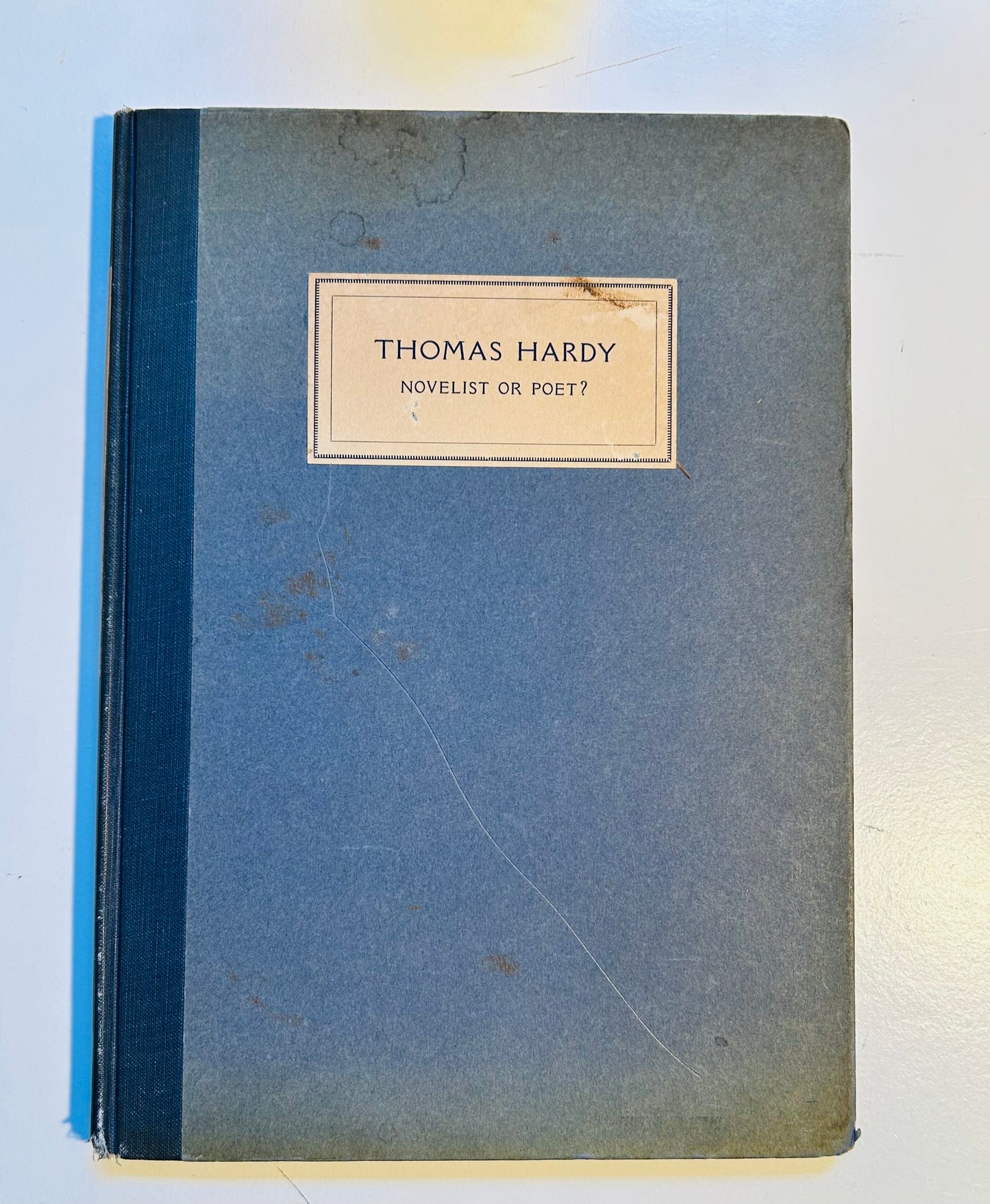 Thomas Hardy: Novelist or Poet?