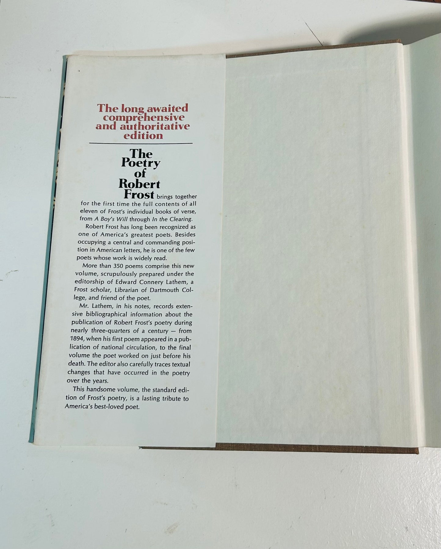 The Poetry of Robert Frost