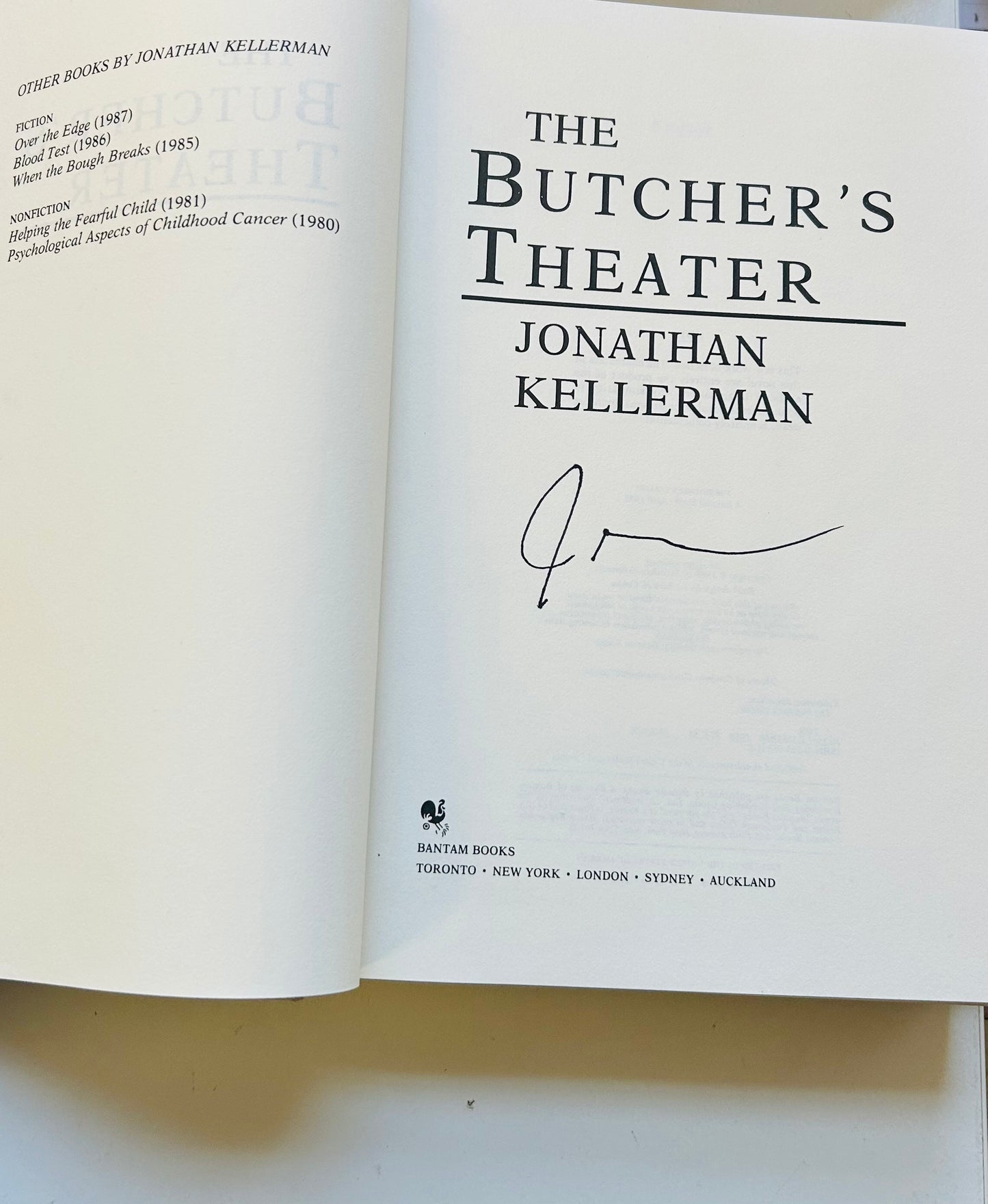 The Butcher’s Theatre (signed copy)