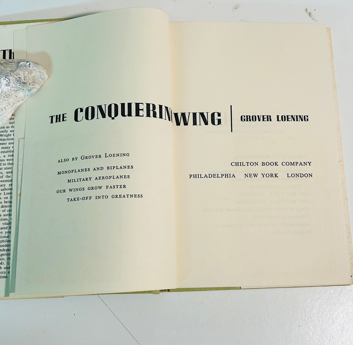 The Conquering Wing (signed copy)