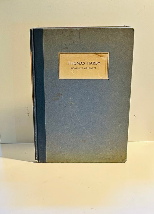Thomas Hardy: Novelist or Poet?