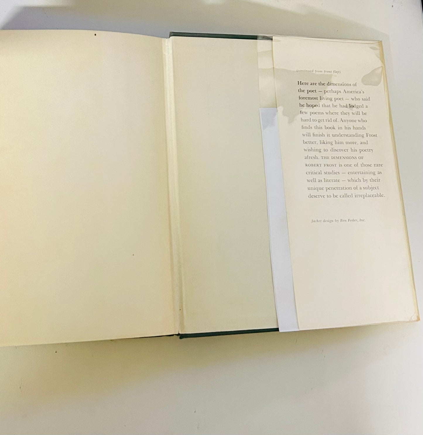 The Dimensions of Robert Frost (signed copy)