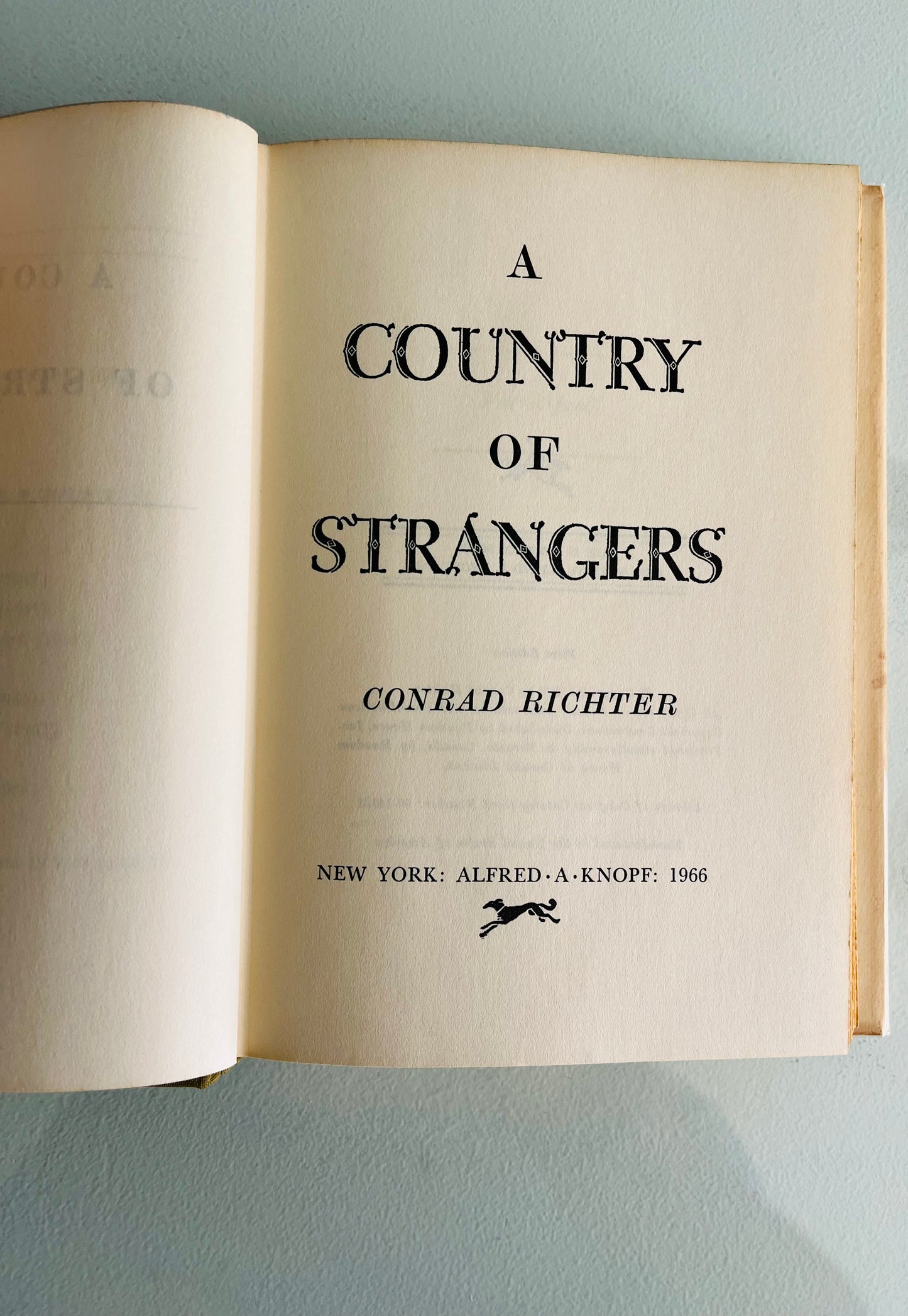 A Country of Strangers