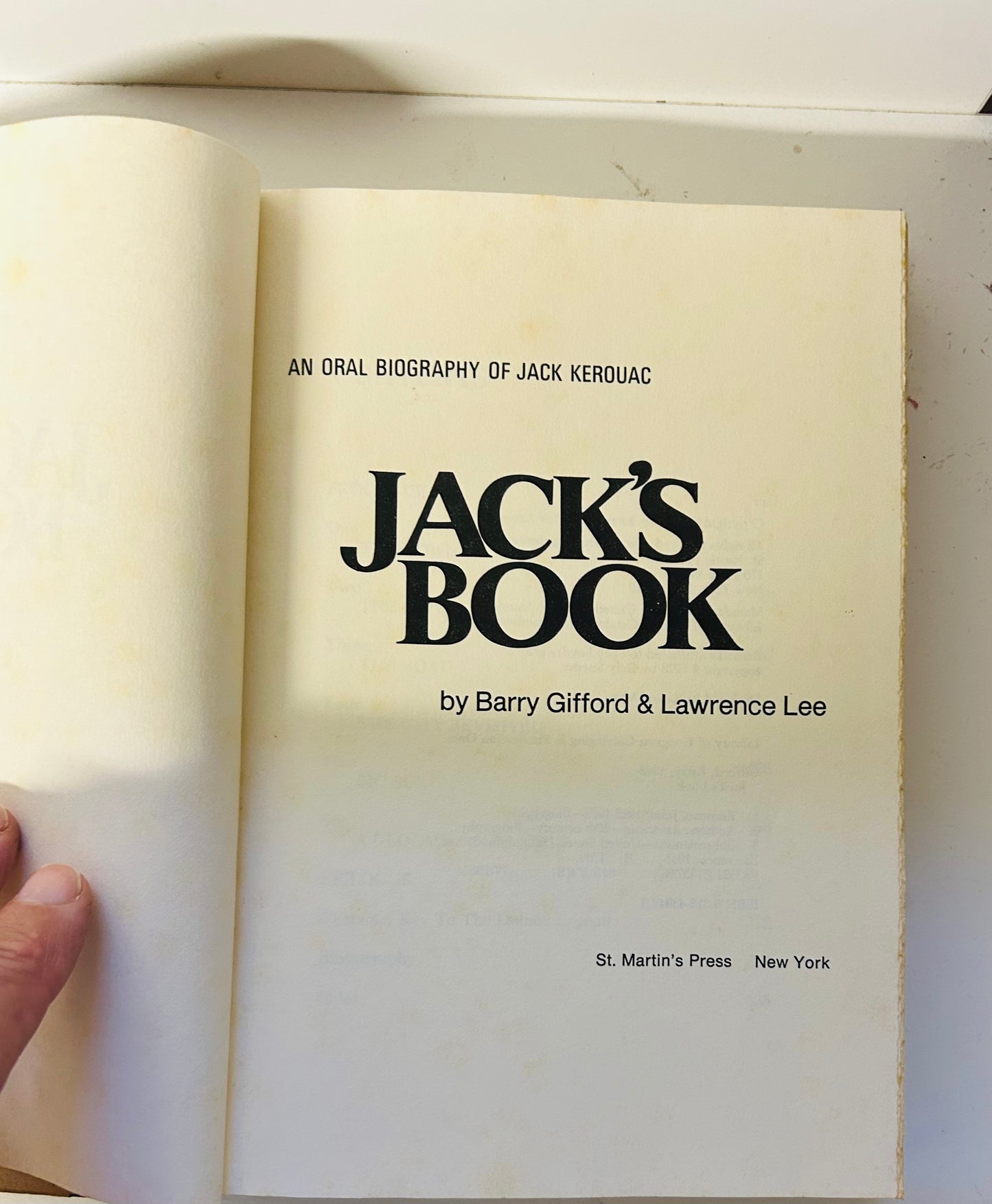 Jack's Book: An Oral Biogtaphy of Jack Kerouac