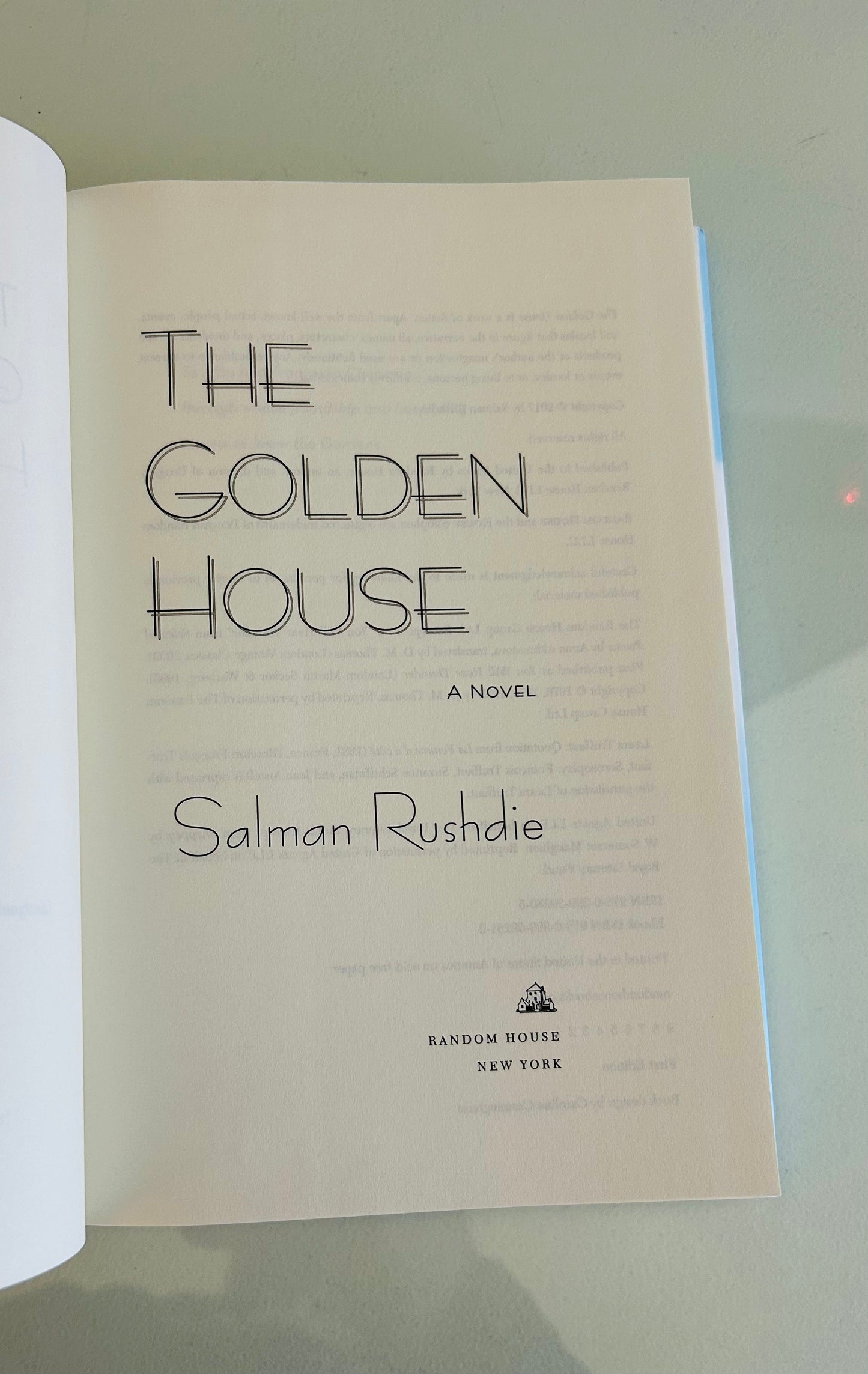 The Golden House