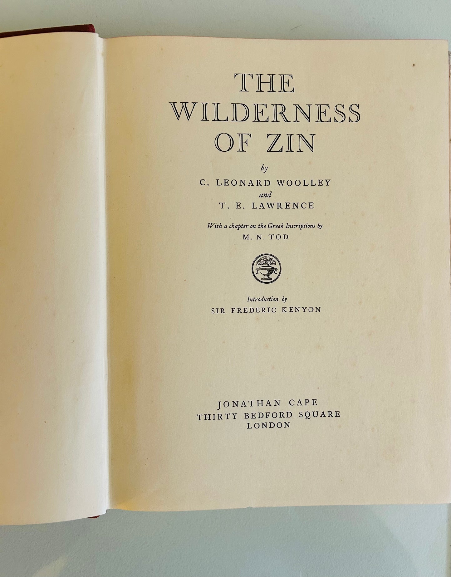 The Wilderness of Zin