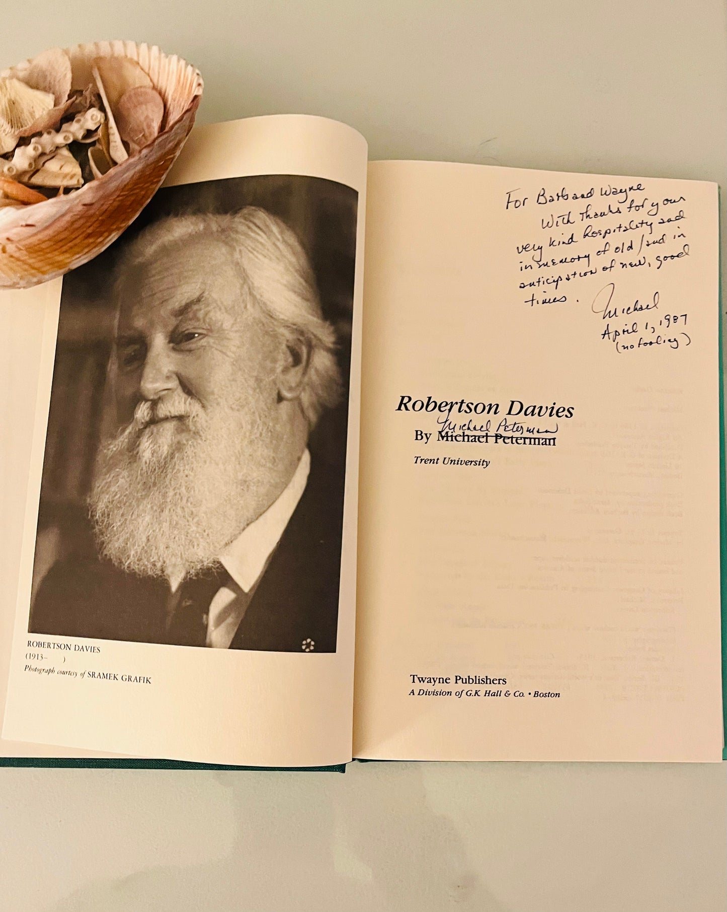 Robertson Davies (signed copy)