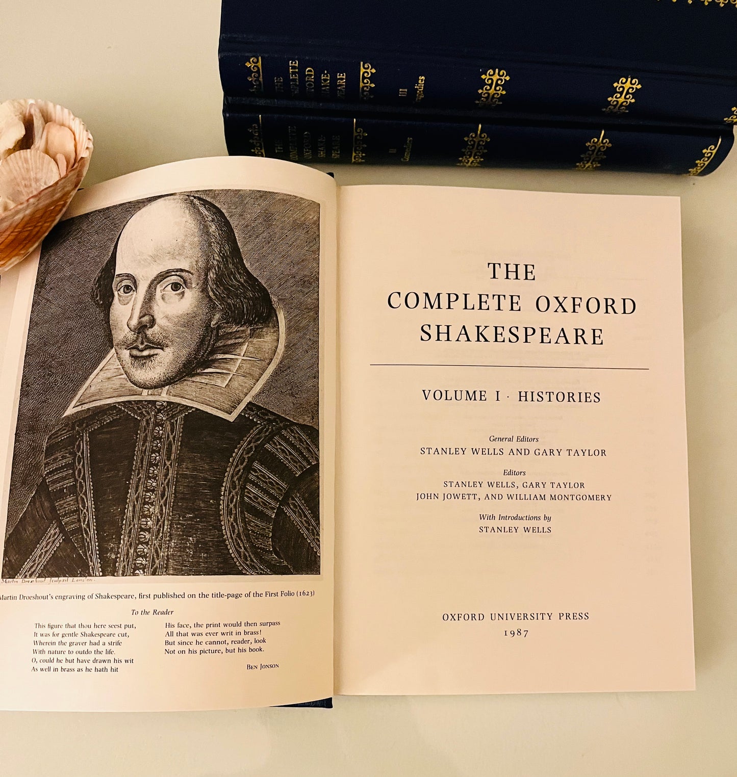 The Complete Oxford Shakespeare (item is Sold)