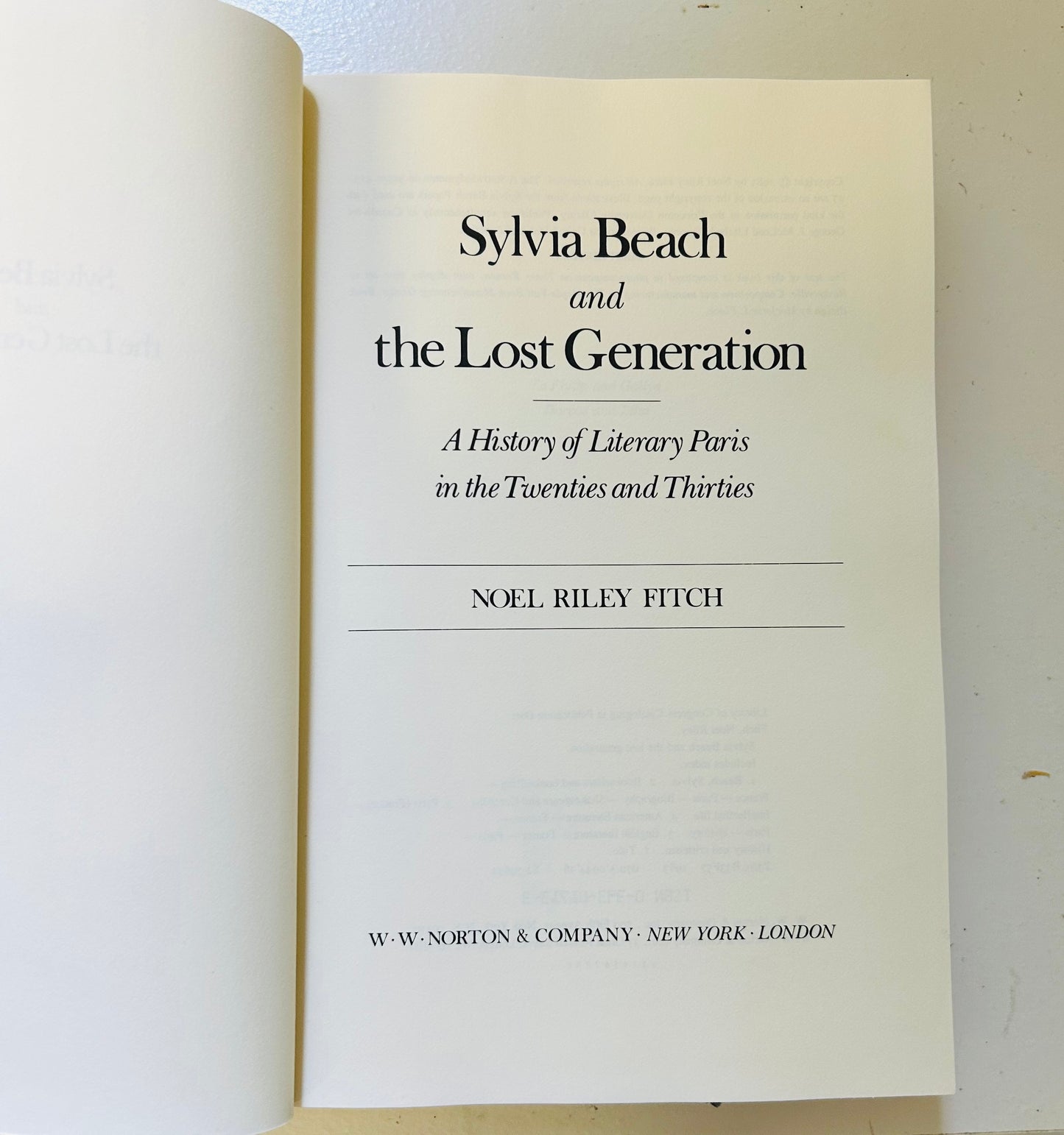 Sylvia Beach and the Lost Generation