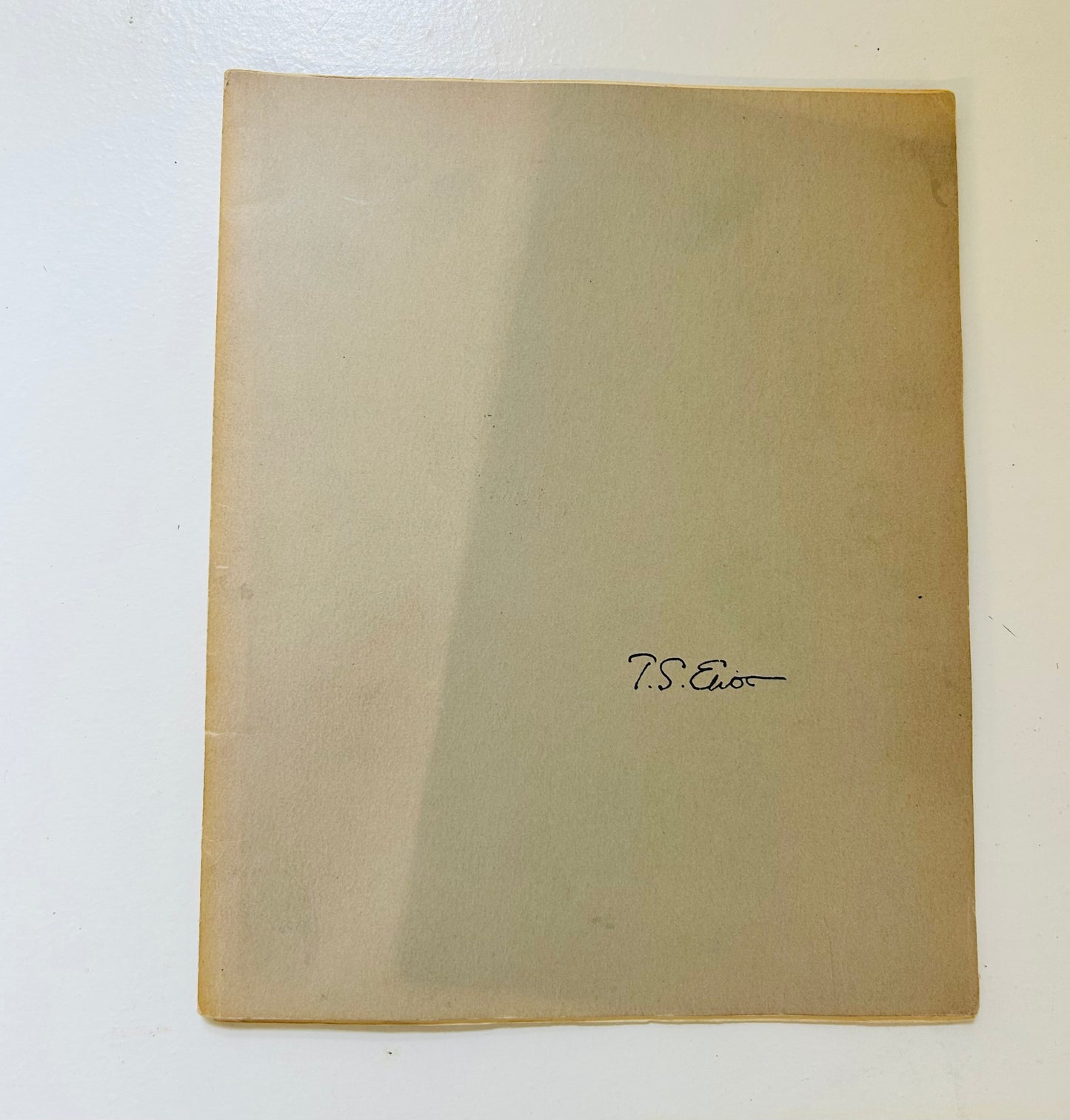 A Catalogue of English and American First Editions of the Waste Lands by T.S. Eliot