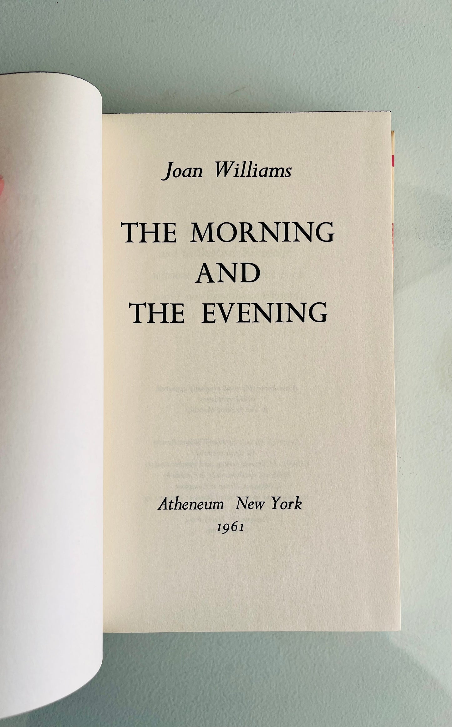 The Morning and the Evening