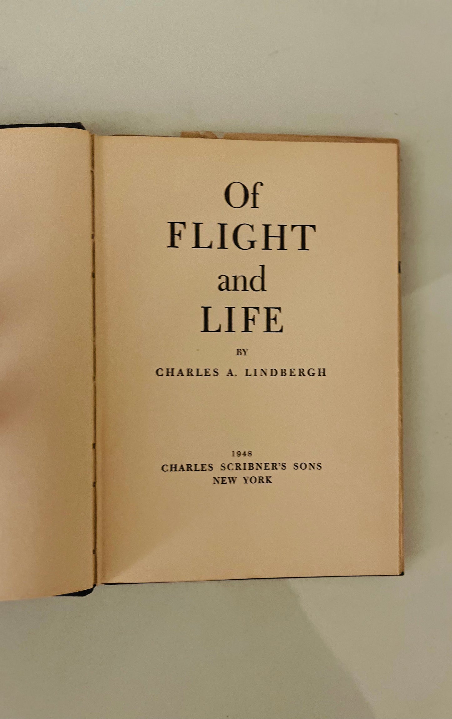 Of Flight and Life