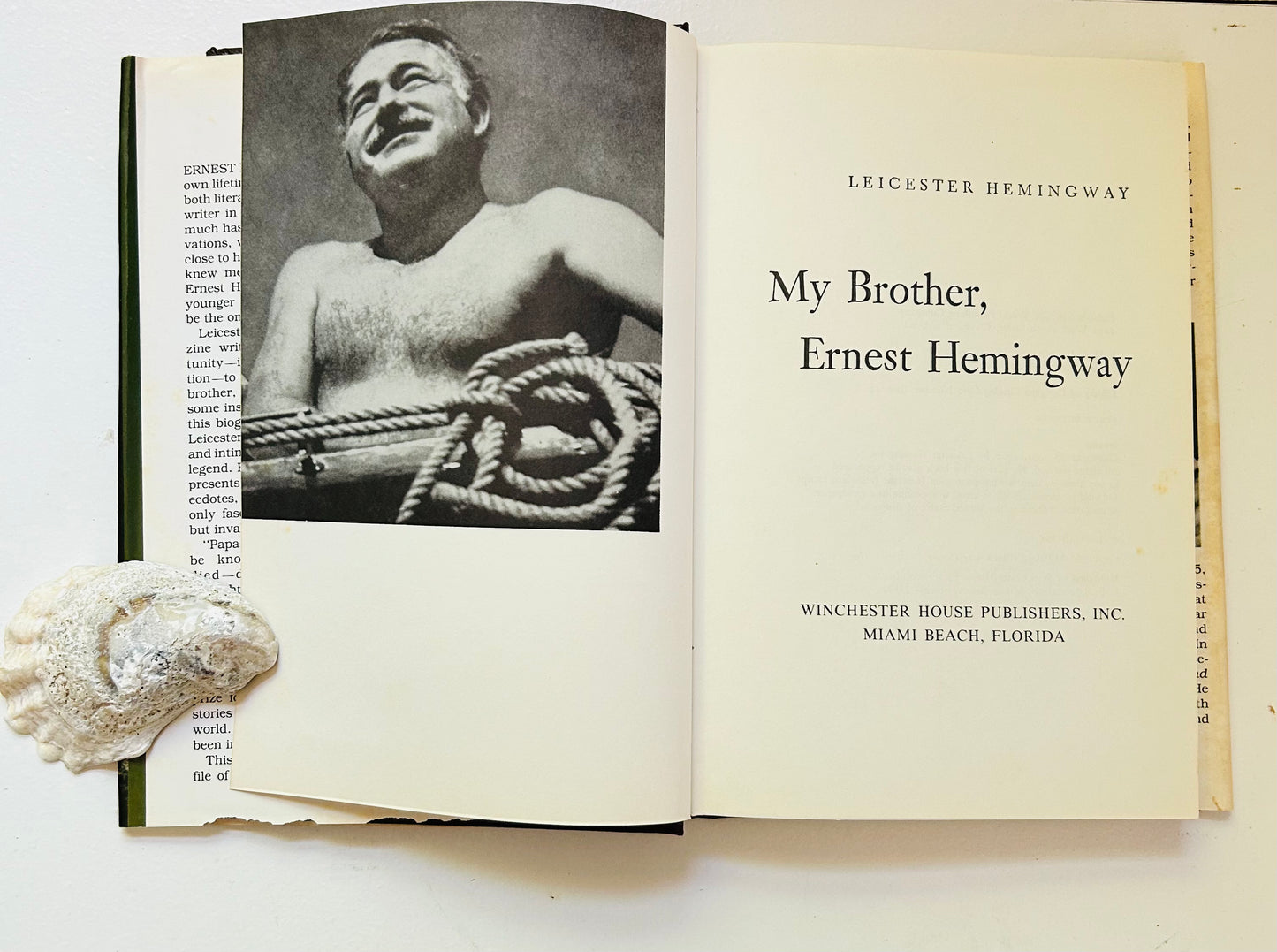 My Brother, Ernest Hemingway (signed copy)