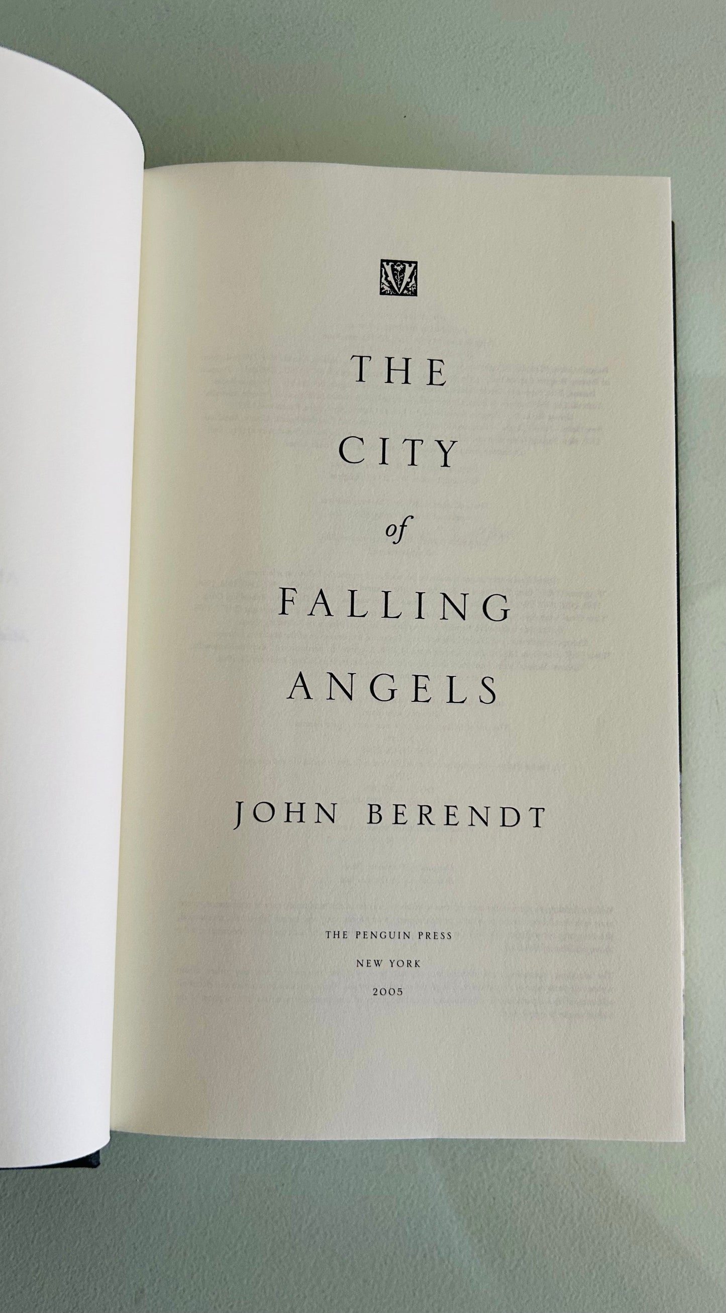 The City of Falling Angels