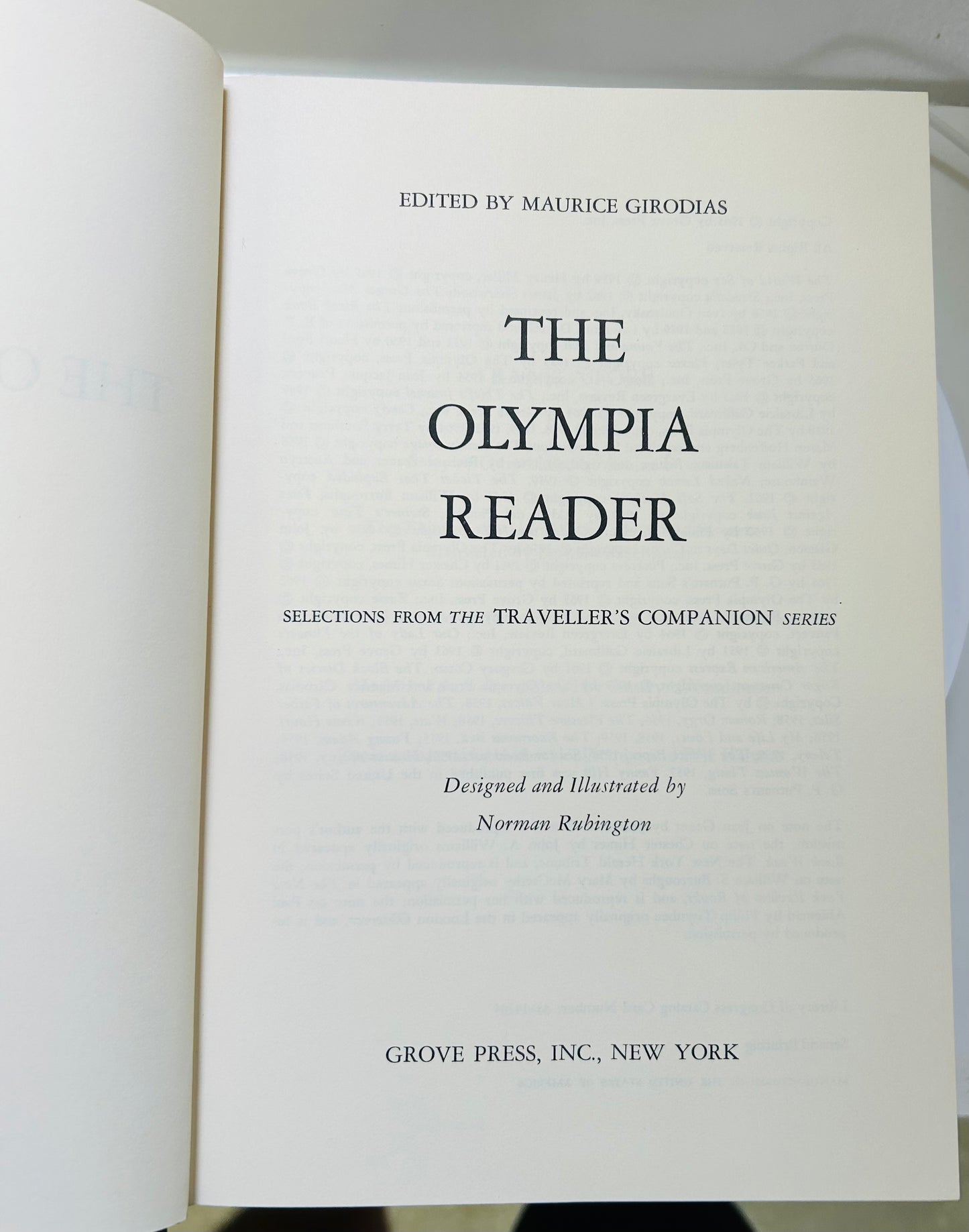 The Olympia Reader