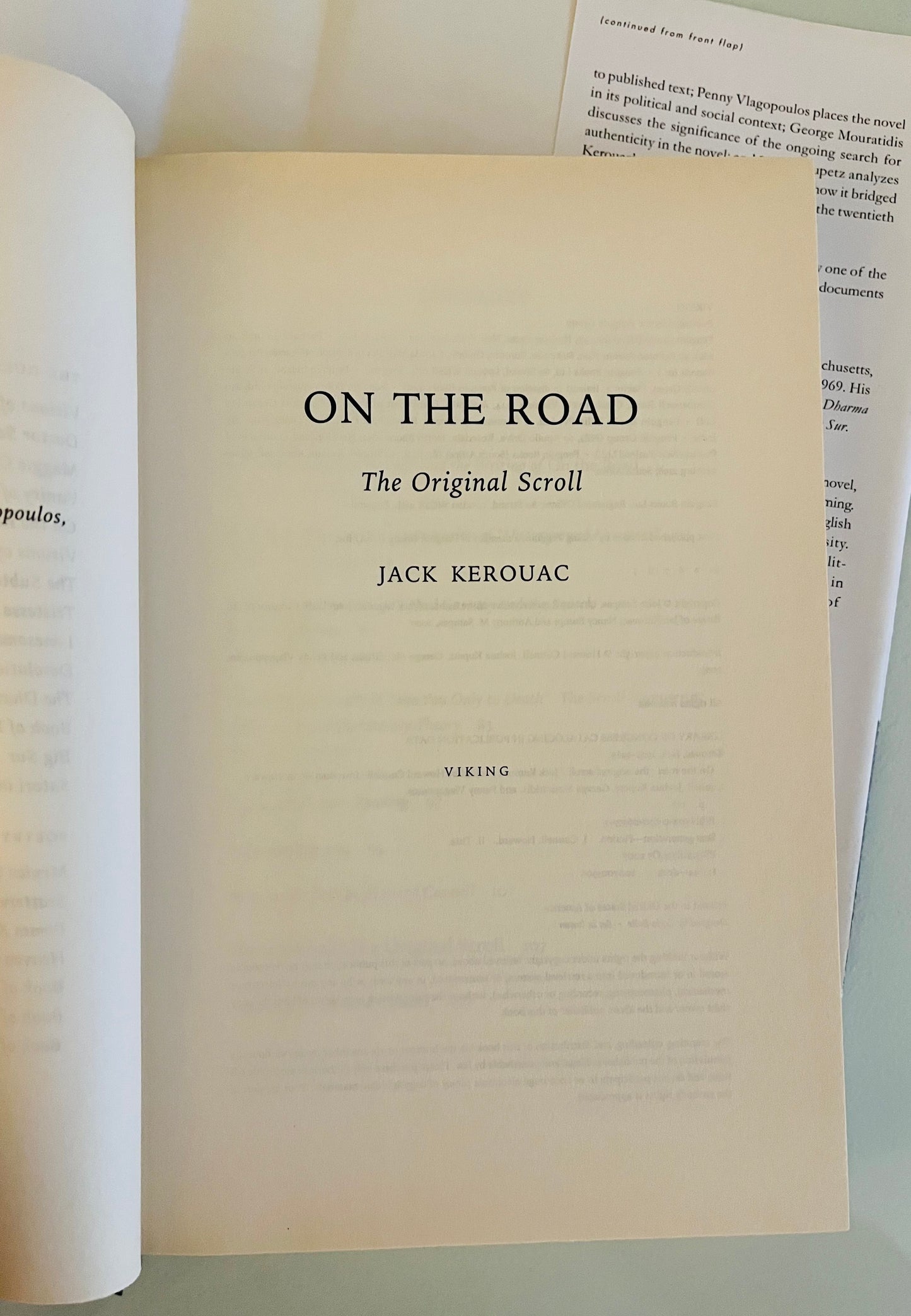 On the Road: The Original Scroll